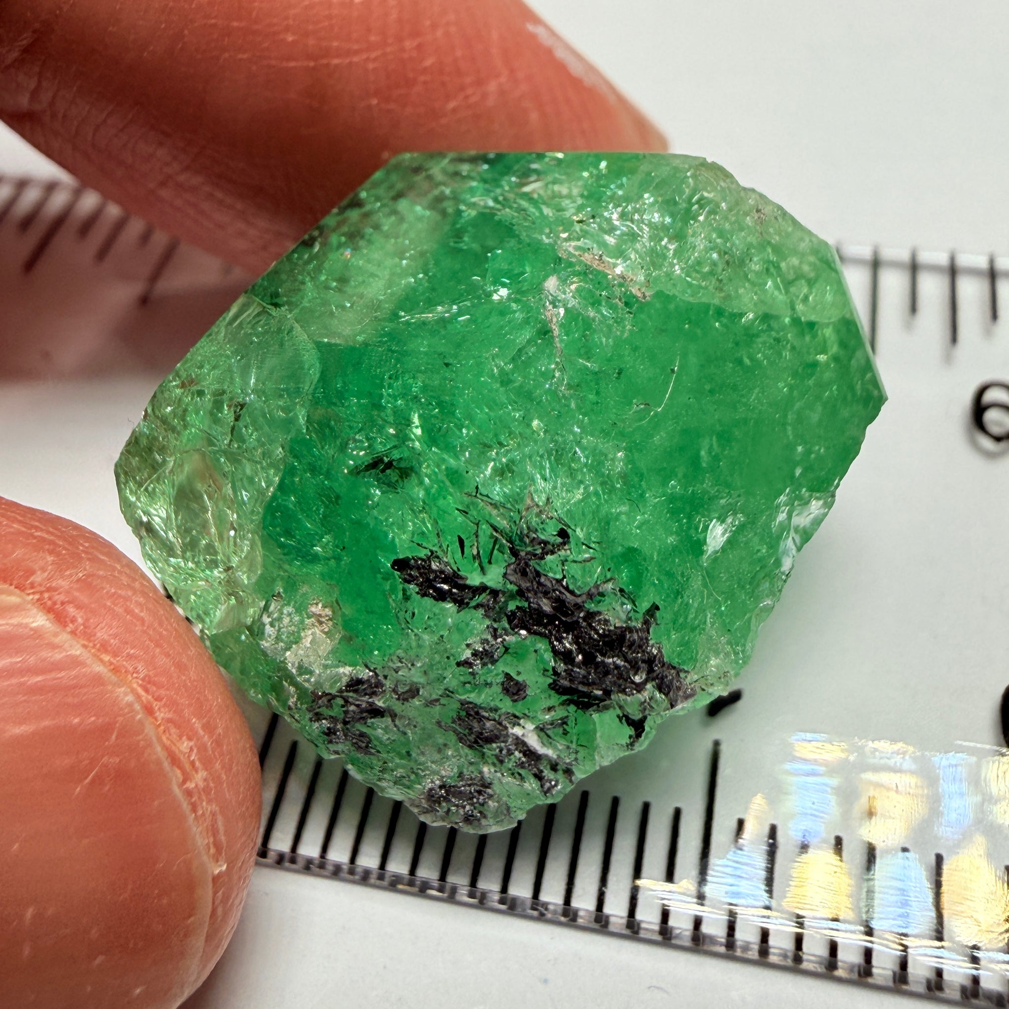 Merelani Mint Garnet Crystal, 53.94ct, Tanzania, Untreated Unheated