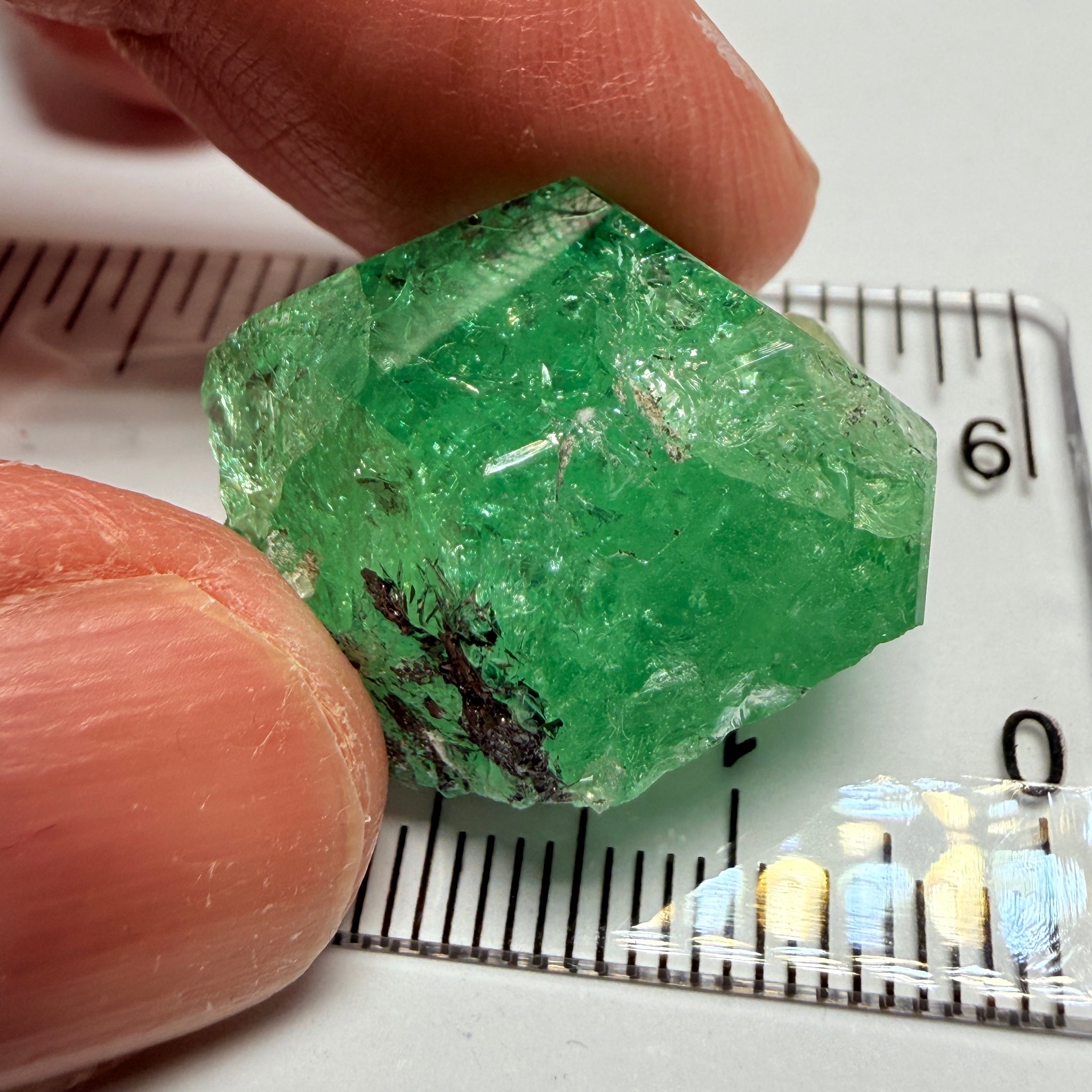 Merelani Mint Garnet Crystal, 53.94ct, Tanzania, Untreated Unheated