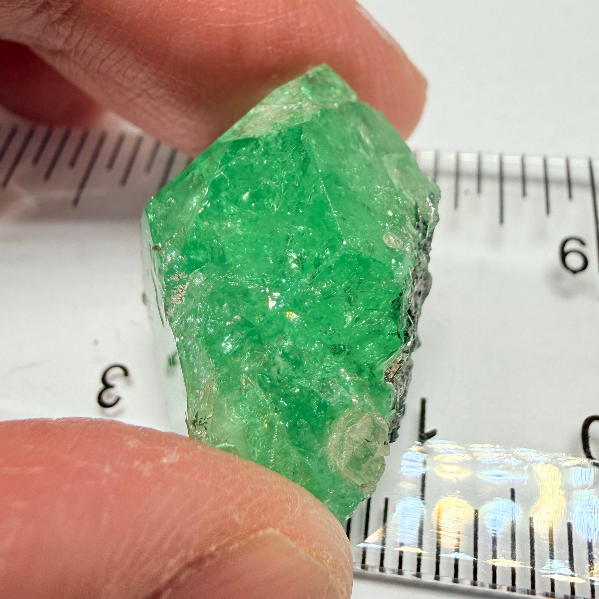 Merelani Mint Garnet Crystal, 53.94ct, Tanzania, Untreated Unheated