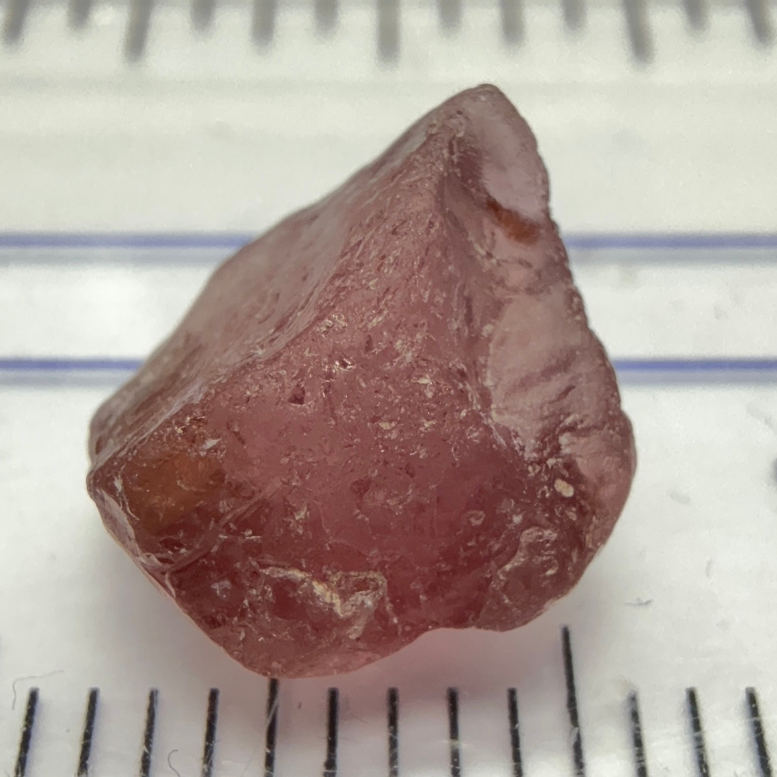 Mahenge Garnet, 3.65ct, vvs-if with a tiny piece of gunk, see photos I have circled it, Tanzania, Untreated Unheated