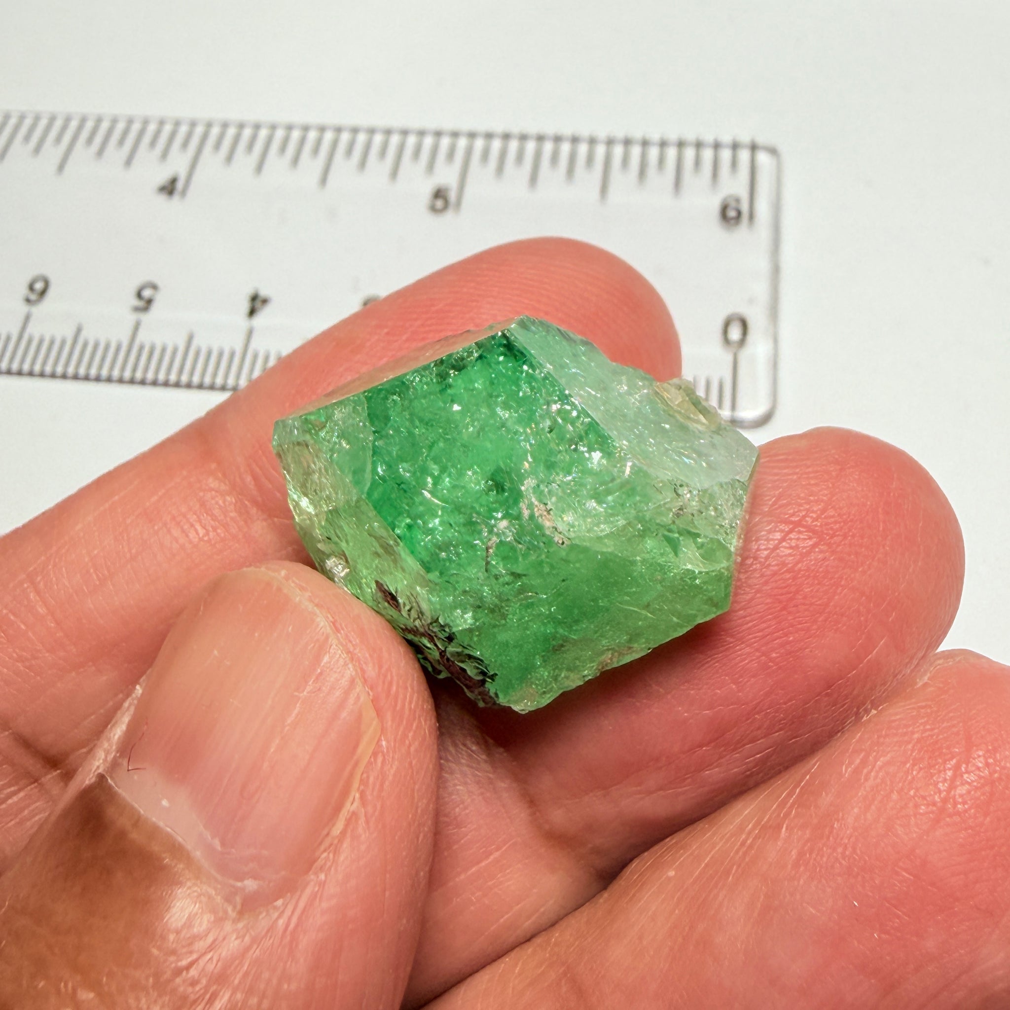 Merelani Mint Garnet Crystal, 53.94ct, Tanzania, Untreated Unheated