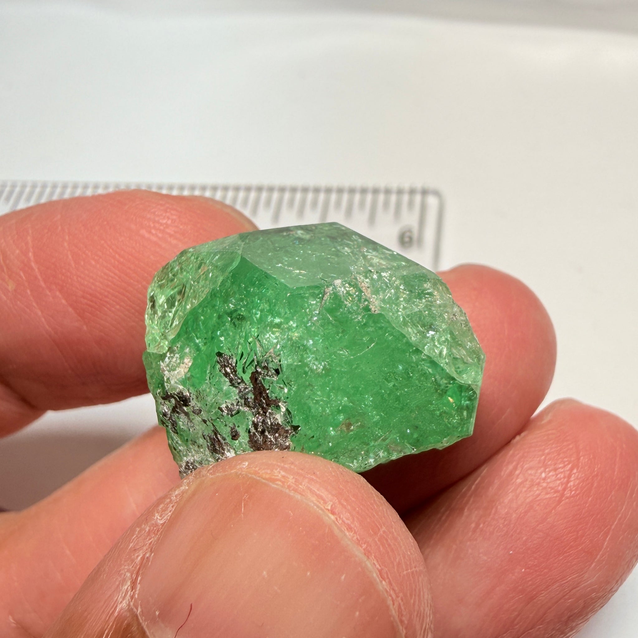 Merelani Mint Garnet Crystal, 53.94ct, Tanzania, Untreated Unheated