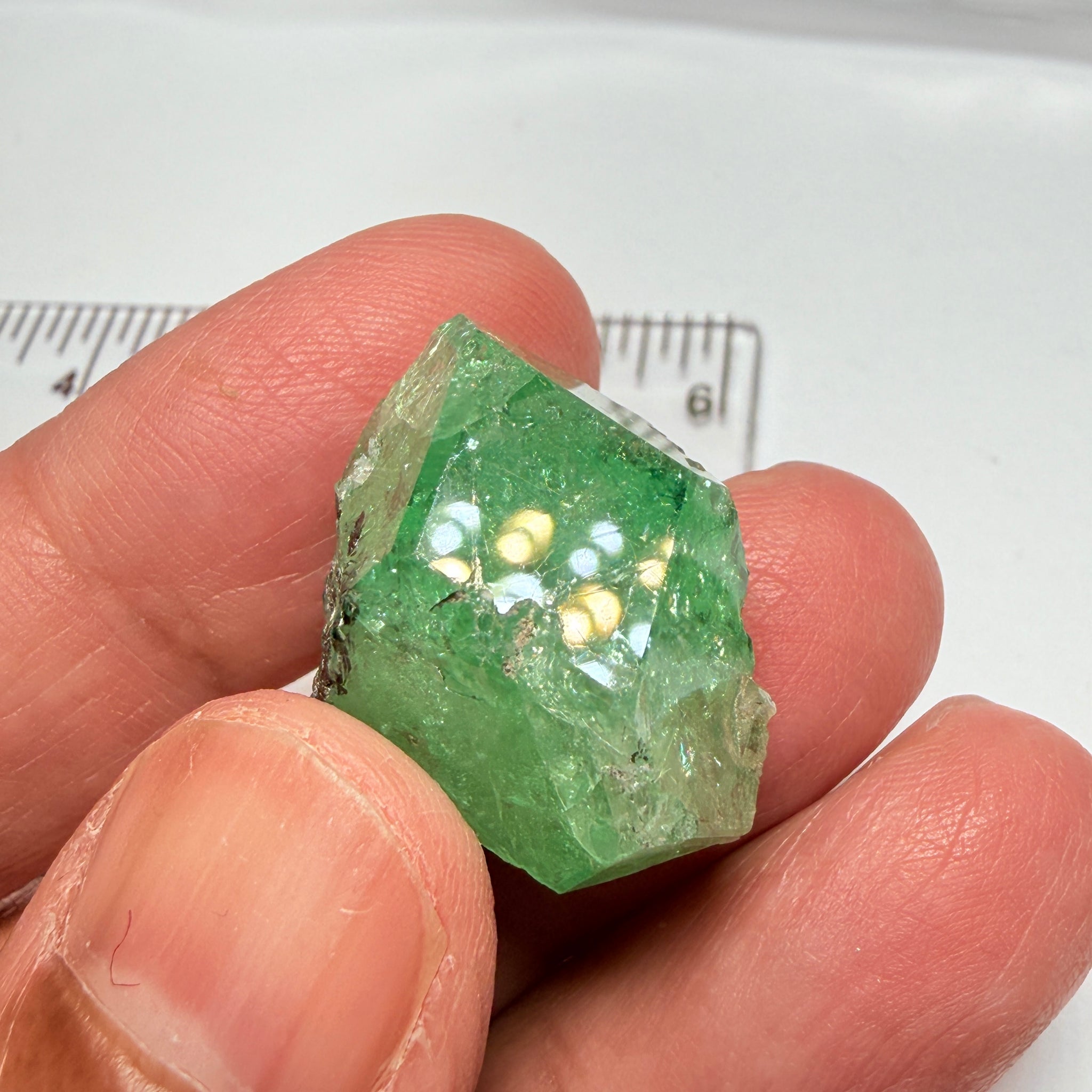 Merelani Mint Garnet Crystal, 53.94ct, Tanzania, Untreated Unheated