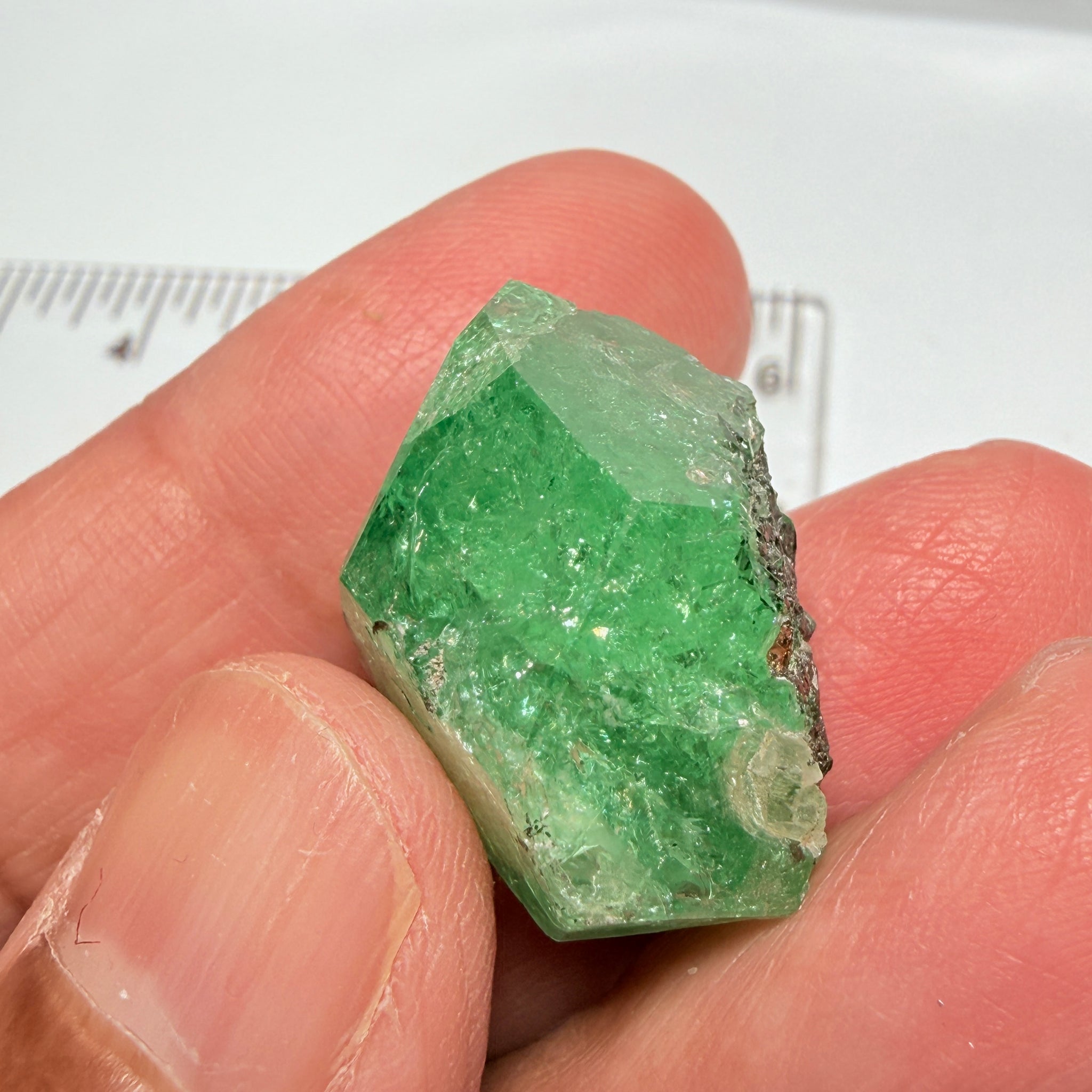 Merelani Mint Garnet Crystal, 53.94ct, Tanzania, Untreated Unheated