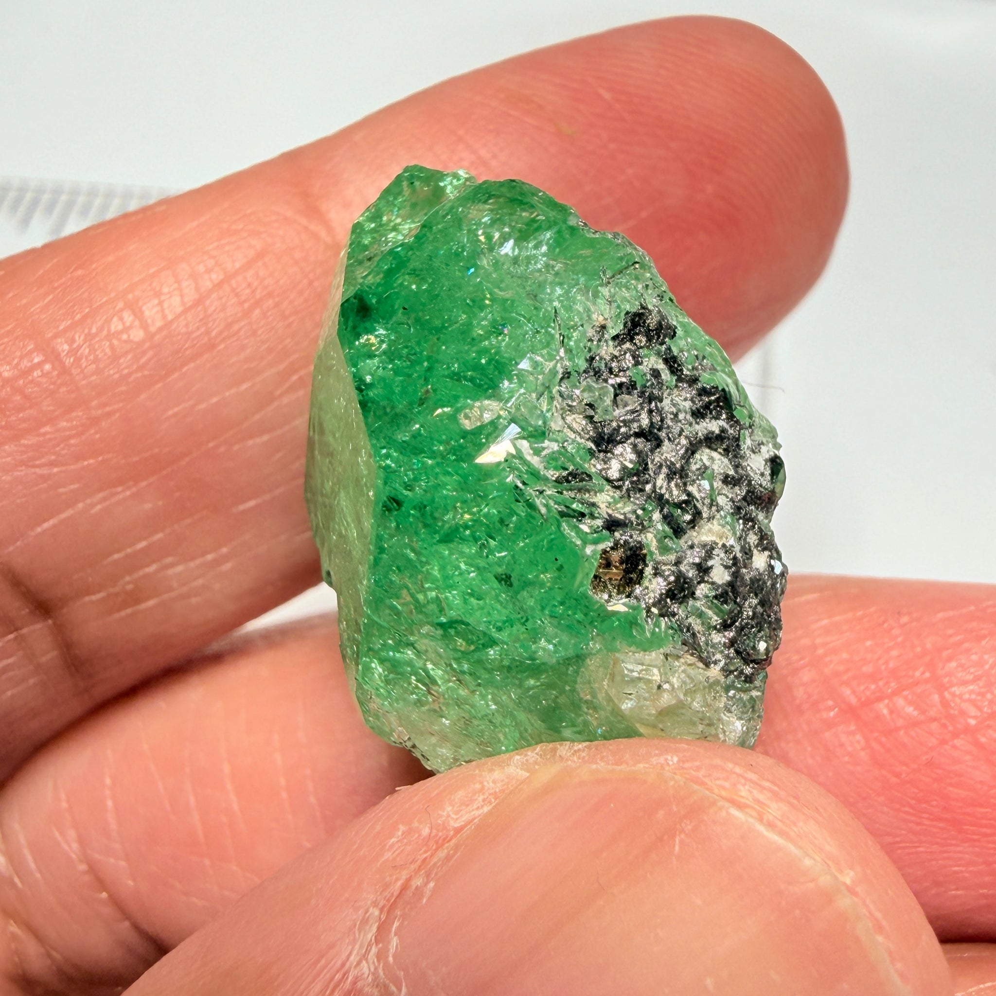 Merelani Mint Garnet Crystal, 53.94ct, Tanzania, Untreated Unheated