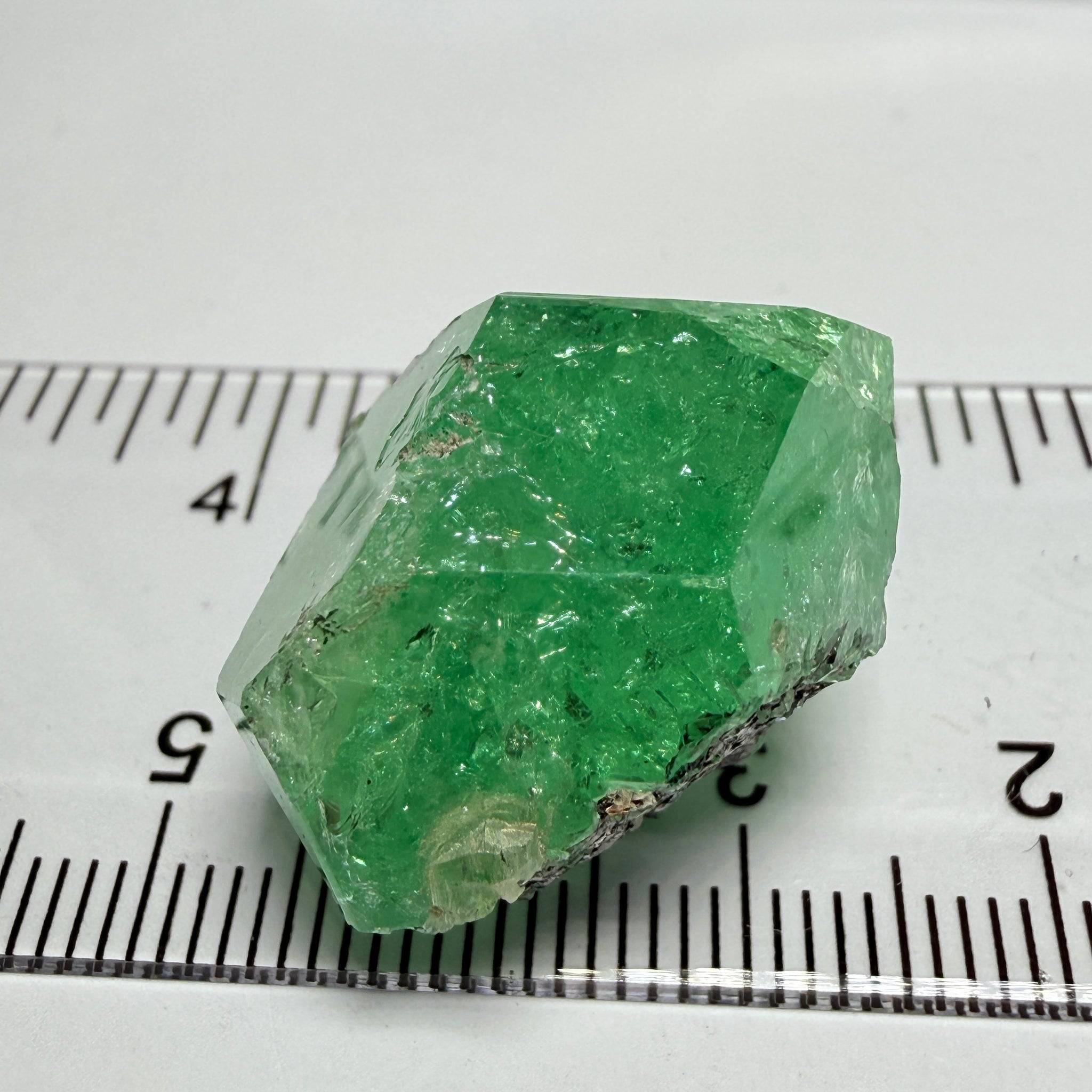 Merelani Mint Garnet Crystal, 53.94ct, Tanzania, Untreated Unheated