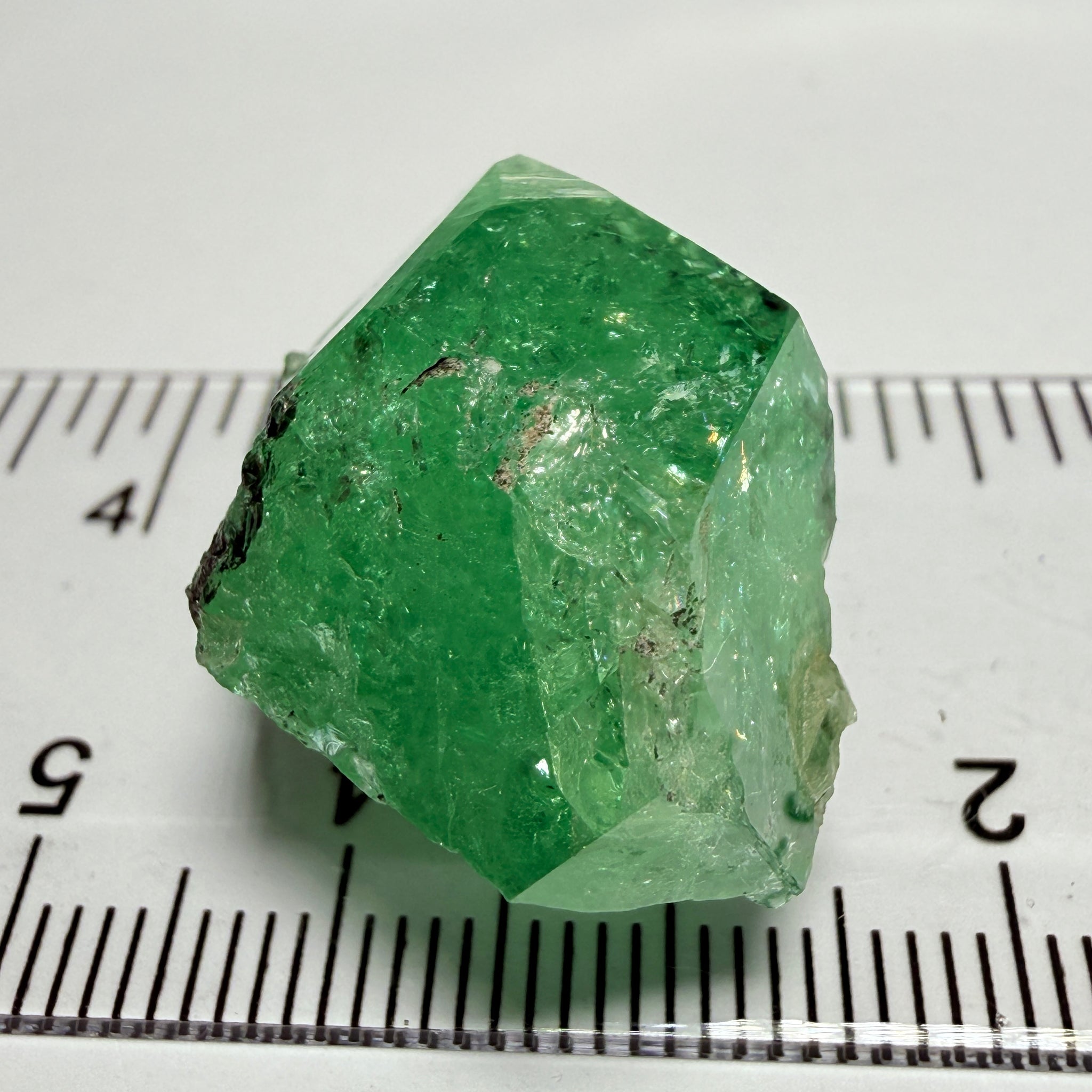 Merelani Mint Garnet Crystal, 53.94ct, Tanzania, Untreated Unheated