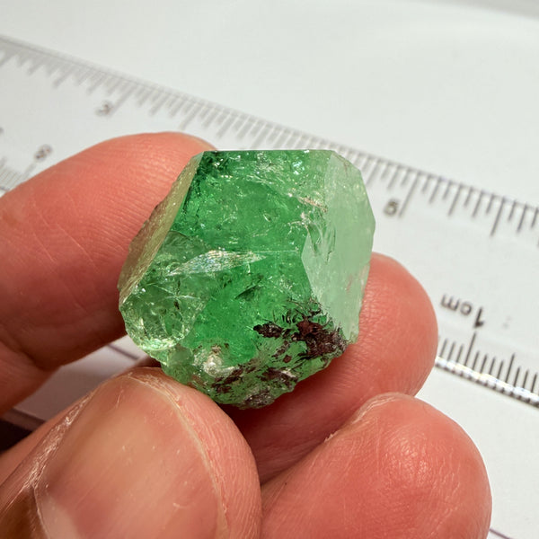 Merelani Mint Garnet Crystal, 53.94ct, Tanzania, Untreated Unheated