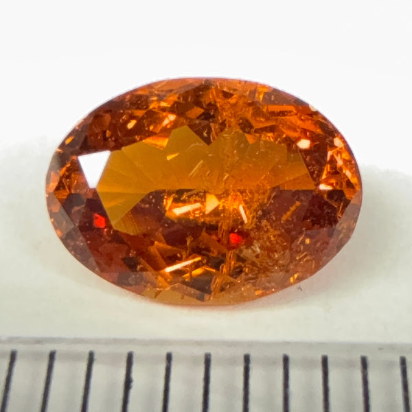 Spessartite Garnet, 1.72ct, Tunduru, Tanzania, Untreated Unheated