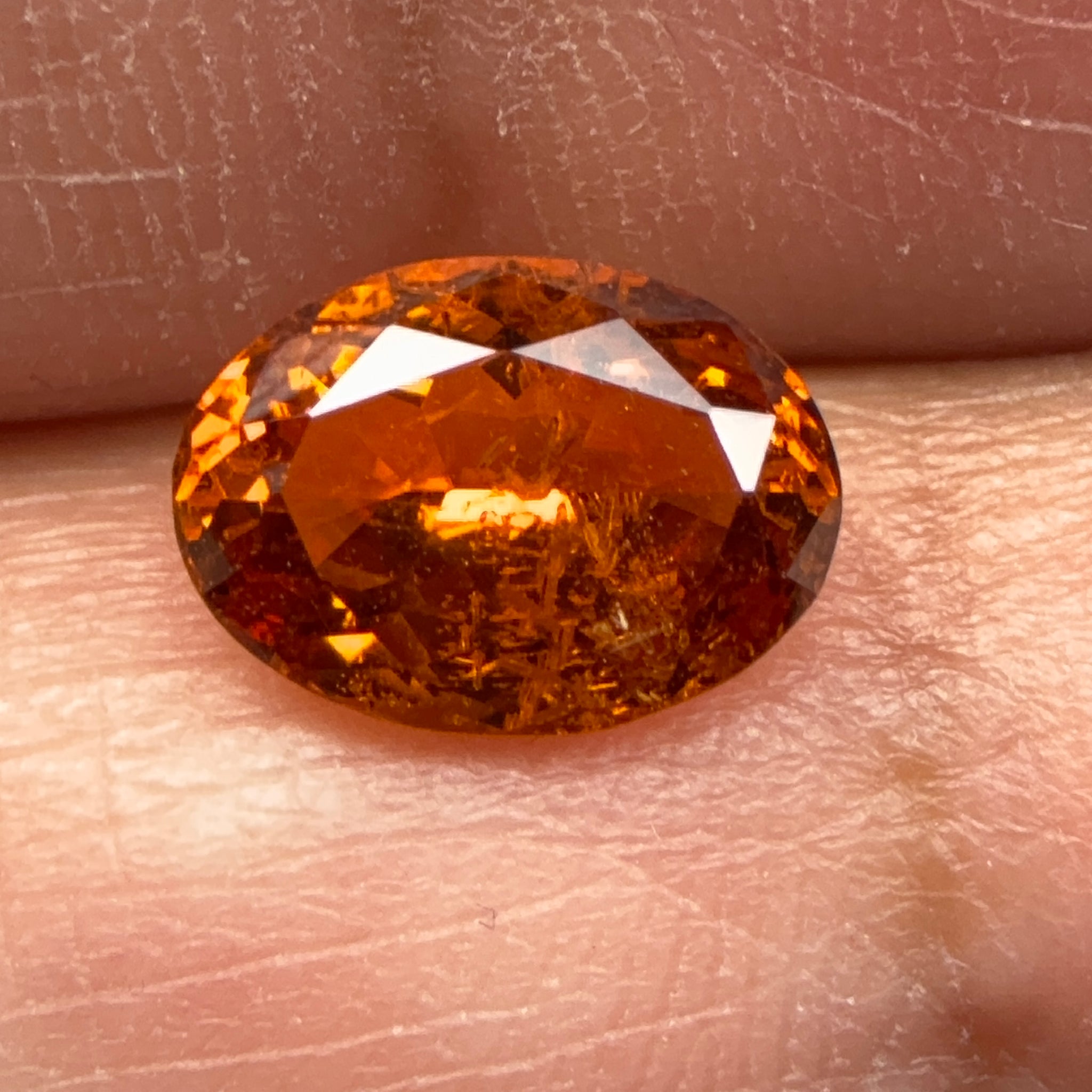 Spessartite Garnet, 1.72ct, Tunduru, Tanzania, Untreated Unheated