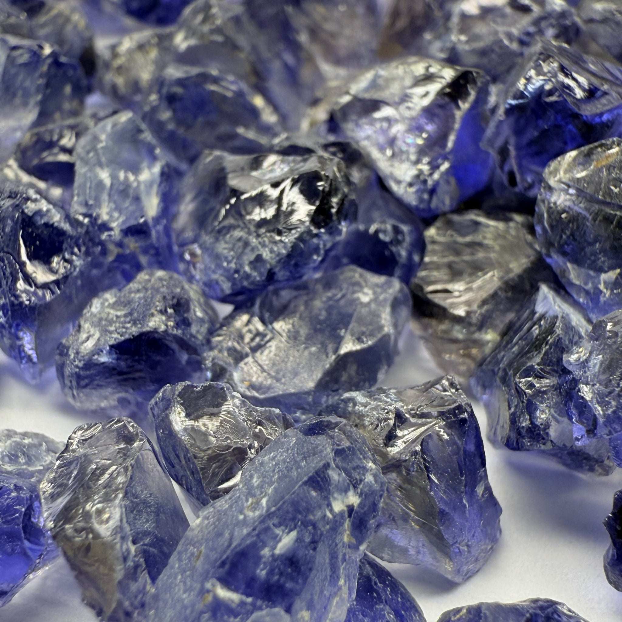 Iolite from Babati, Tanzania, Untreated Unheated, FACETING ROUGH, EYE CLEAN SINGLES- price is per stone on a bind pour basis, av size is 2.6ct