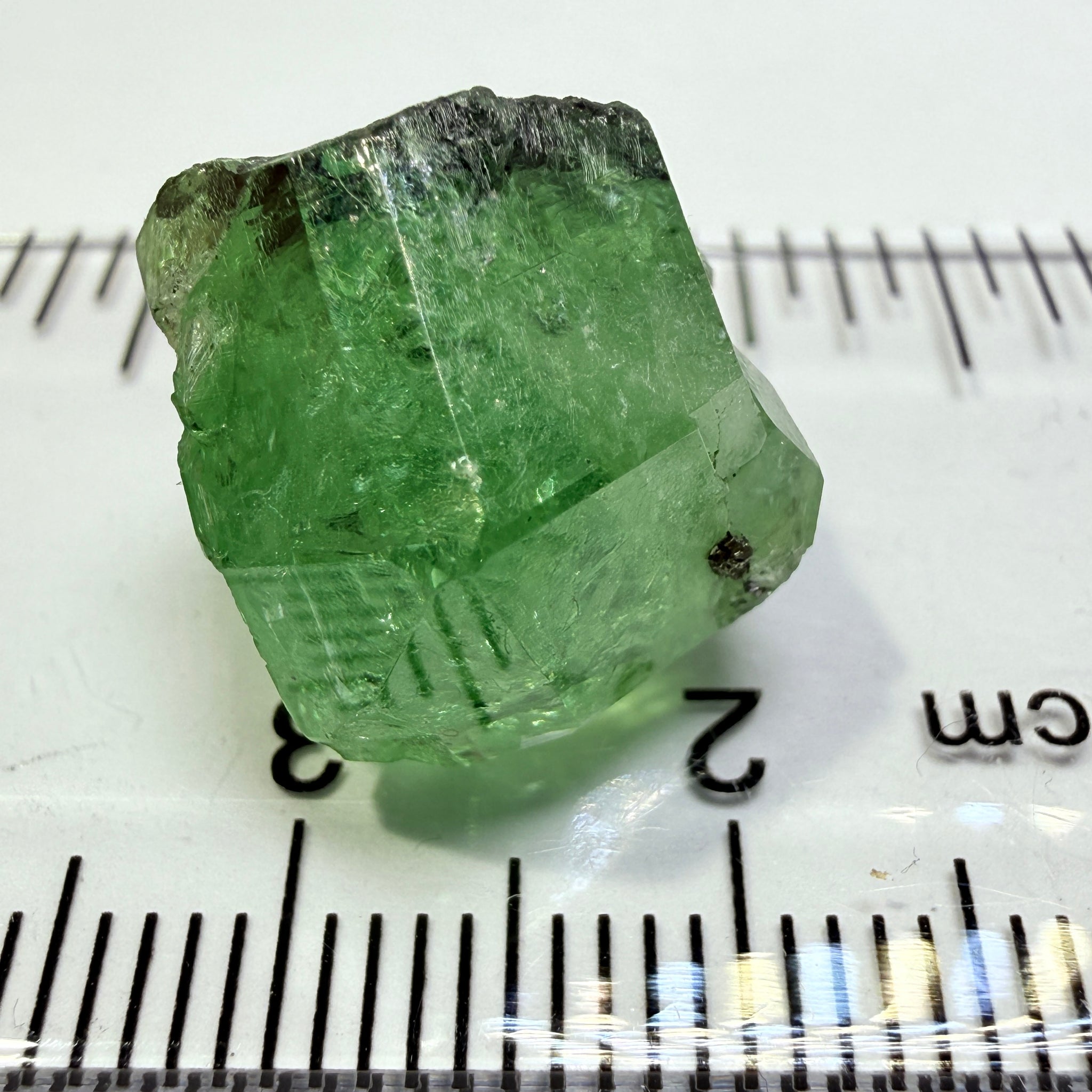 Merelani Mint Garnet Crystal Floater, 20.87ct, Tanzania, Untreated Unheated