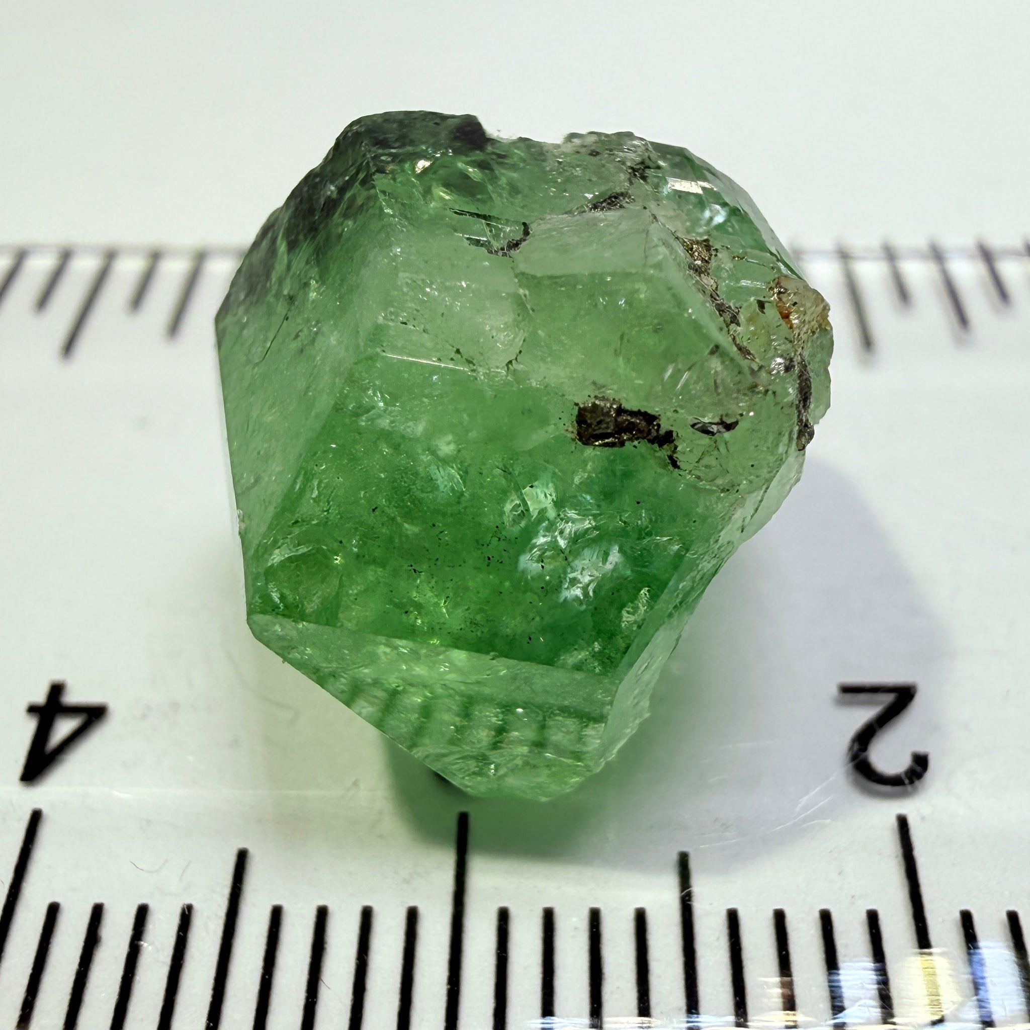 Merelani Mint Garnet Crystal Floater, 20.87ct, Tanzania, Untreated Unheated