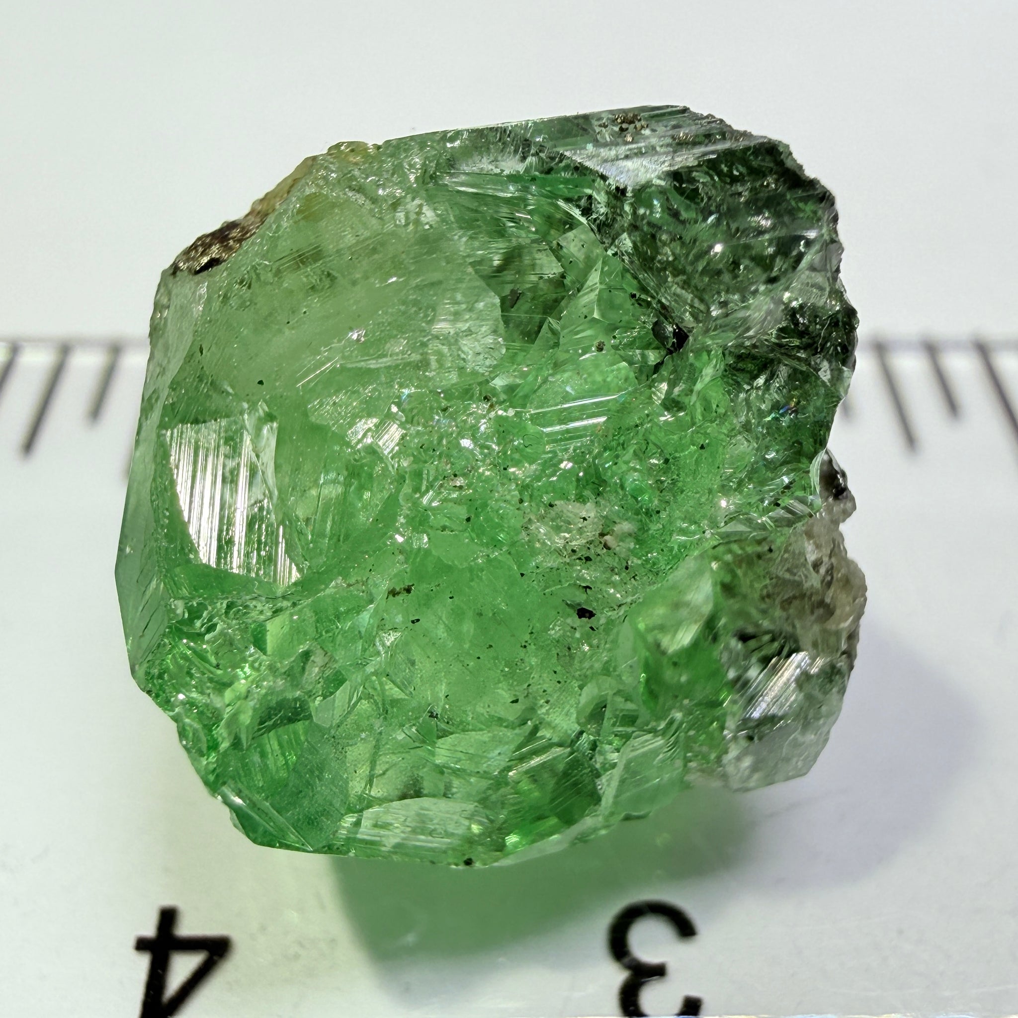 Merelani Mint Garnet Crystal Floater, 20.87ct, Tanzania, Untreated Unheated