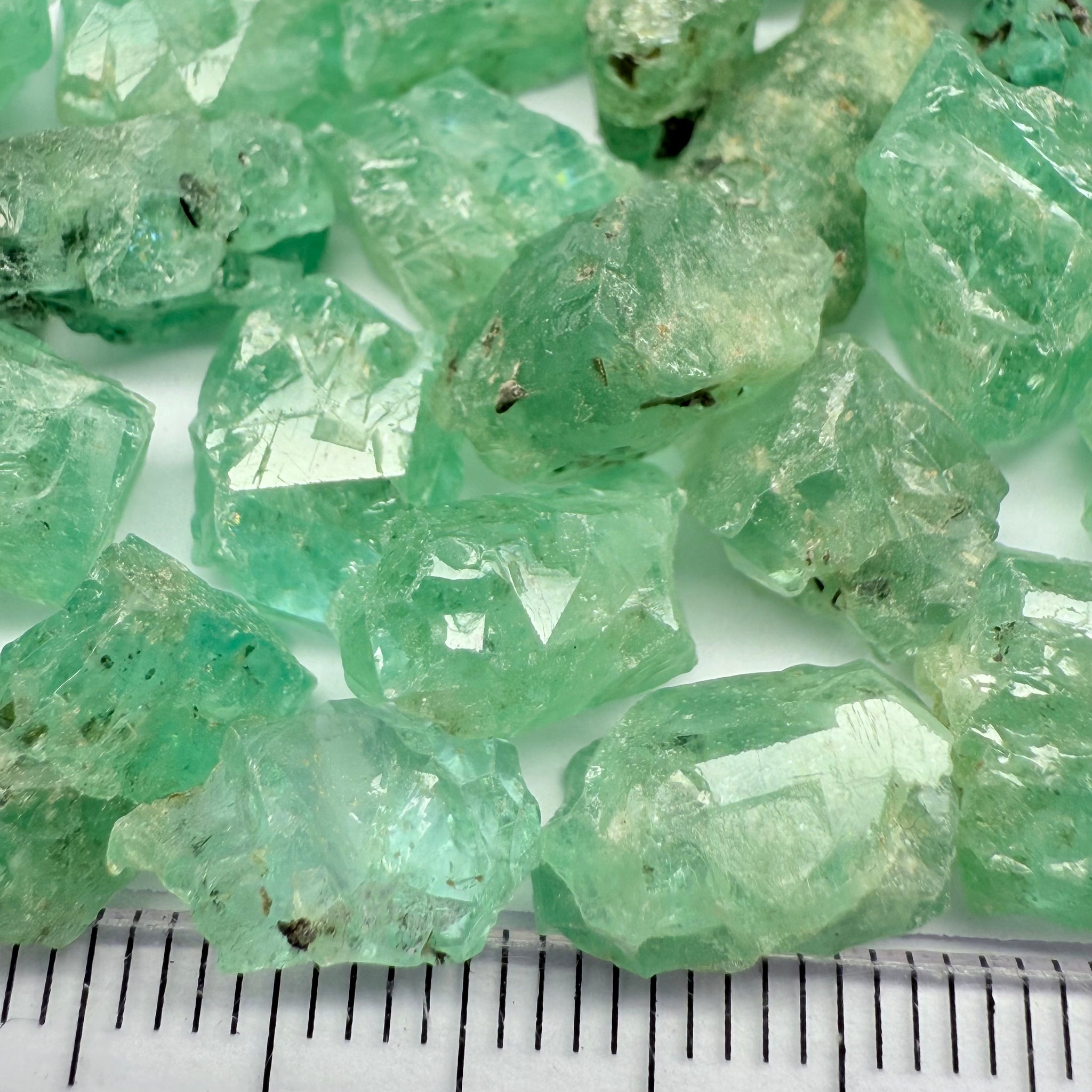 Etched Emerald Crystals, Magara, Lake Manyara, Tanzania, Untreated Unheated. SINGLES price is per piece, sold on a blind pour, they’re nicely etched but not the usual top notch grade