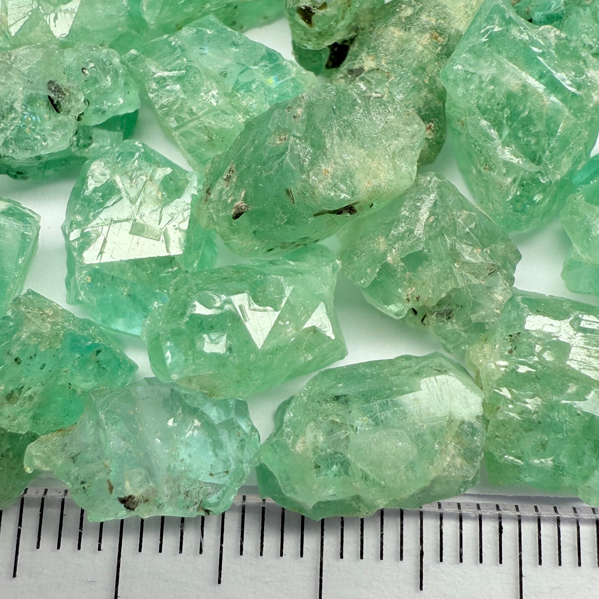 Etched Emerald Crystals, Magara, Lake Manyara, Tanzania, Untreated Unheated. SINGLES price is per piece, sold on a blind pour, they’re nicely etched but not the usual top notch grade