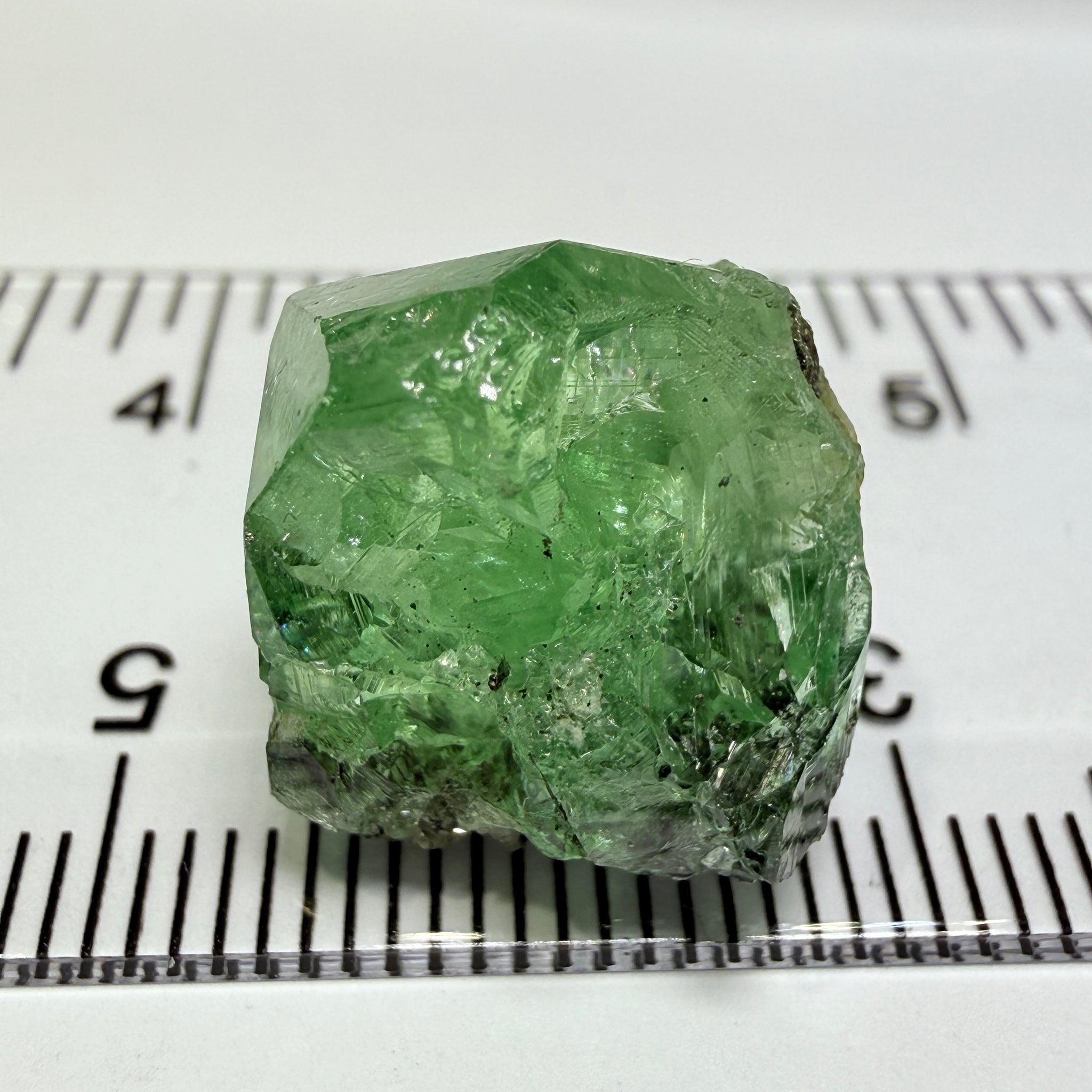 Merelani Mint Garnet Crystal Floater, 20.87ct, Tanzania, Untreated Unheated