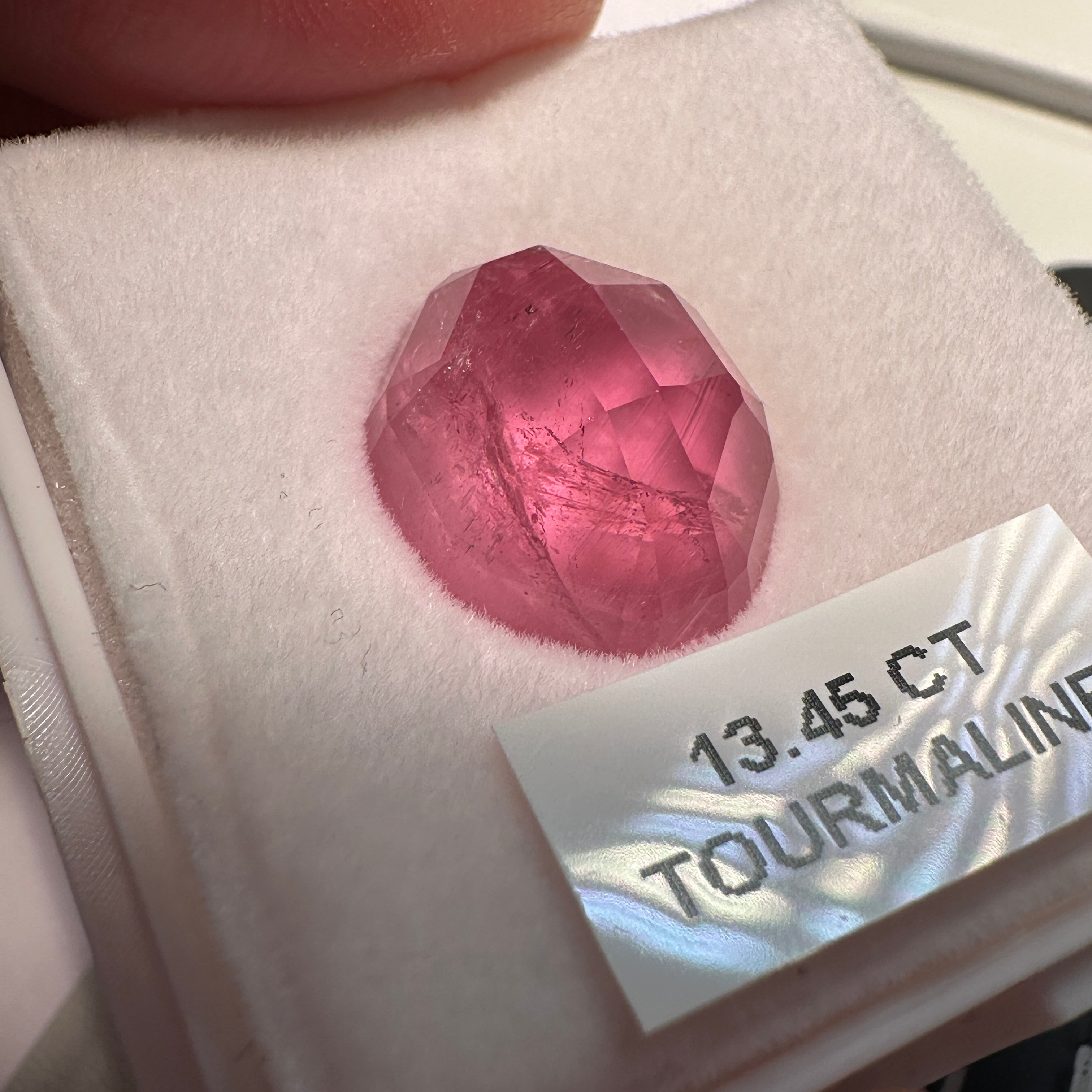 13.45ct Congo Tourmaline, Untreated Unheated, see it in different lights