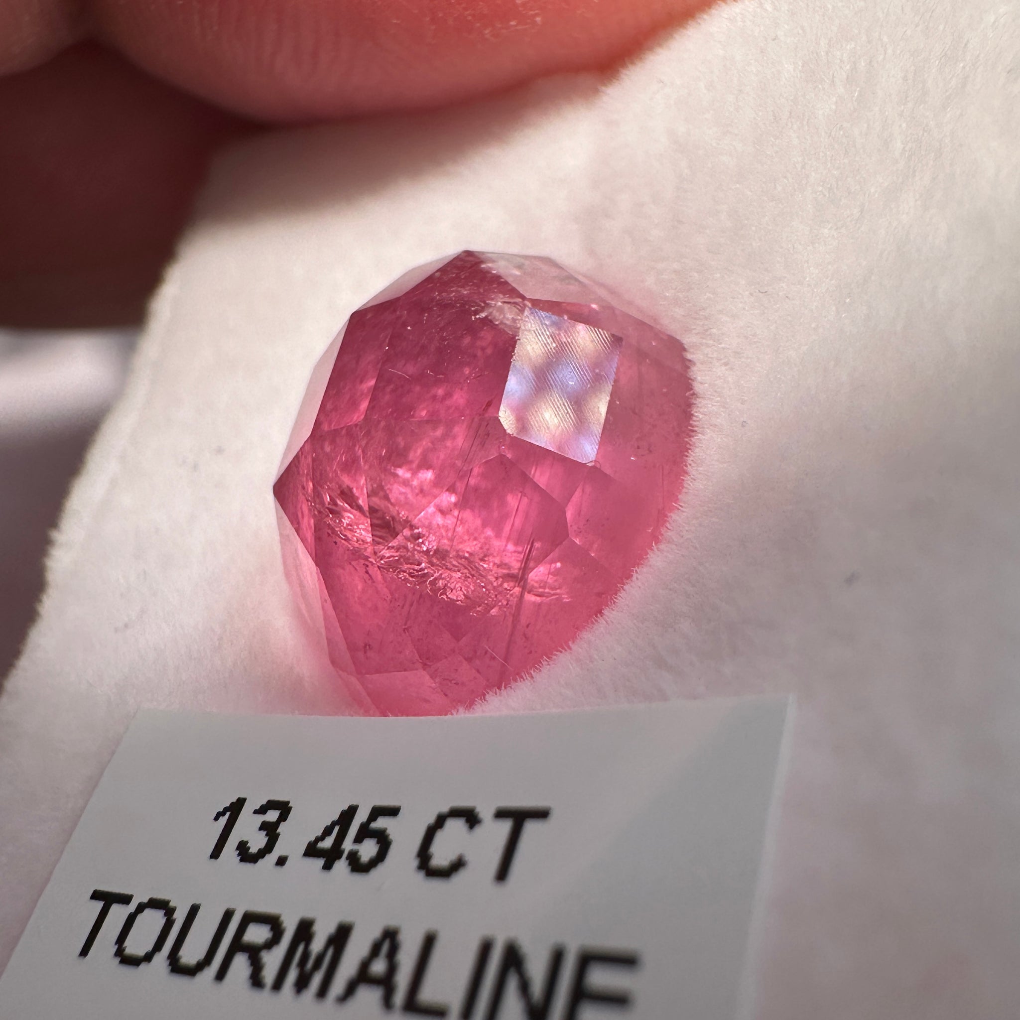 Congo Tourmaline, 13.45ct, Untreated Unheated, see it in different lights