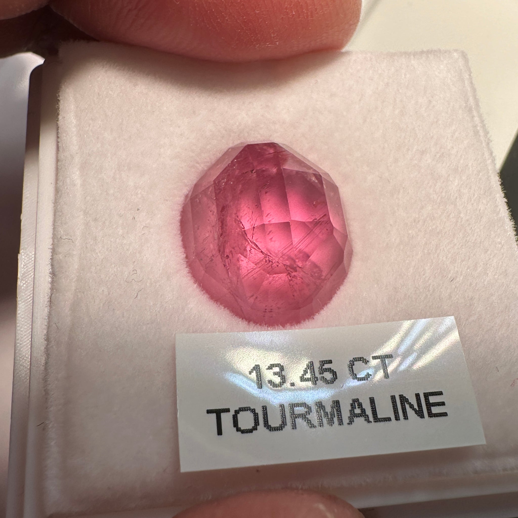 Congo Tourmaline, 13.45ct, Untreated Unheated, see it in different lights