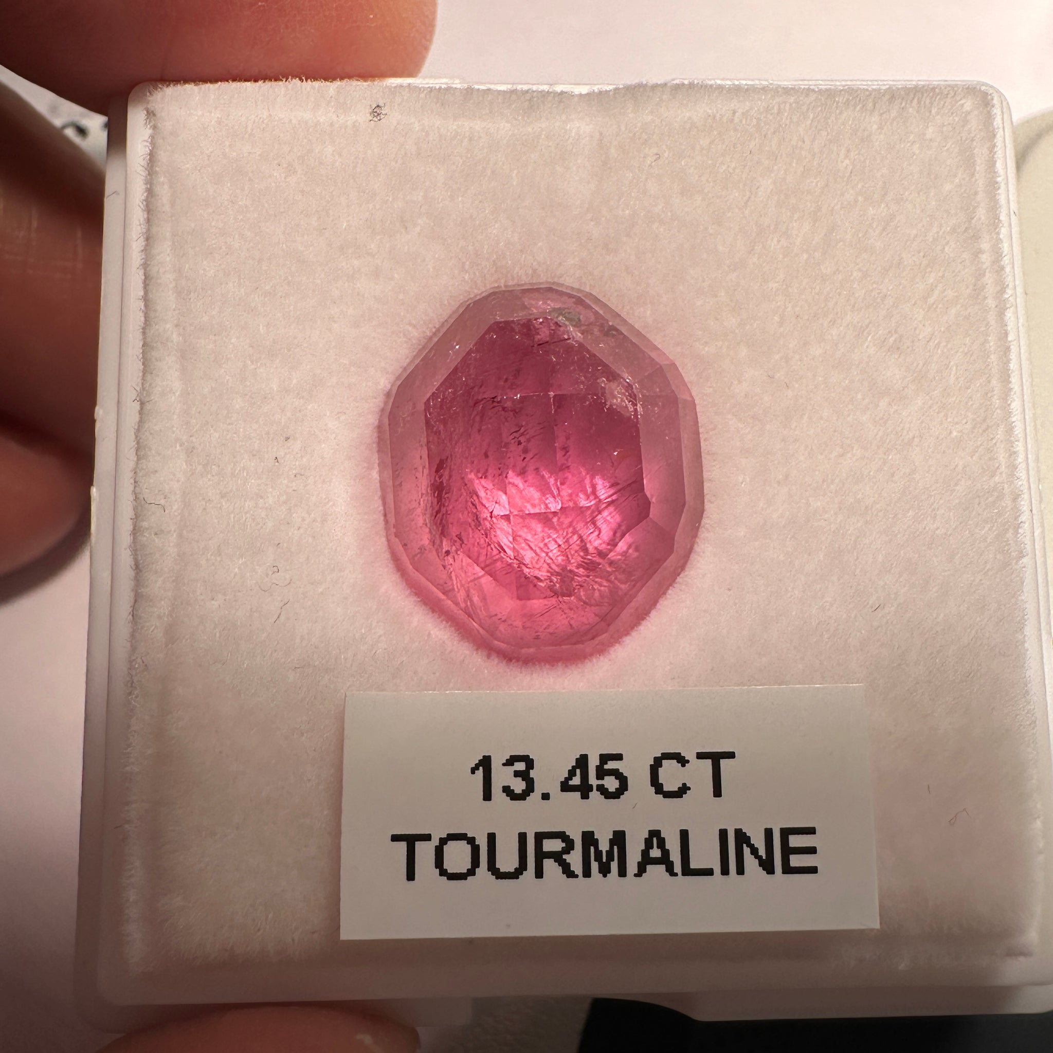 Congo Tourmaline, 13.45ct, Untreated Unheated, see it in different lights