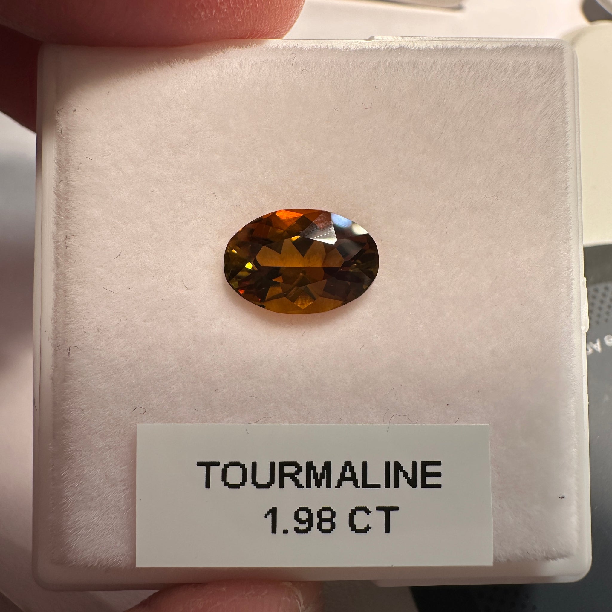 Tanzanian Tourmaline, 1.98ct, Untreated Unheated