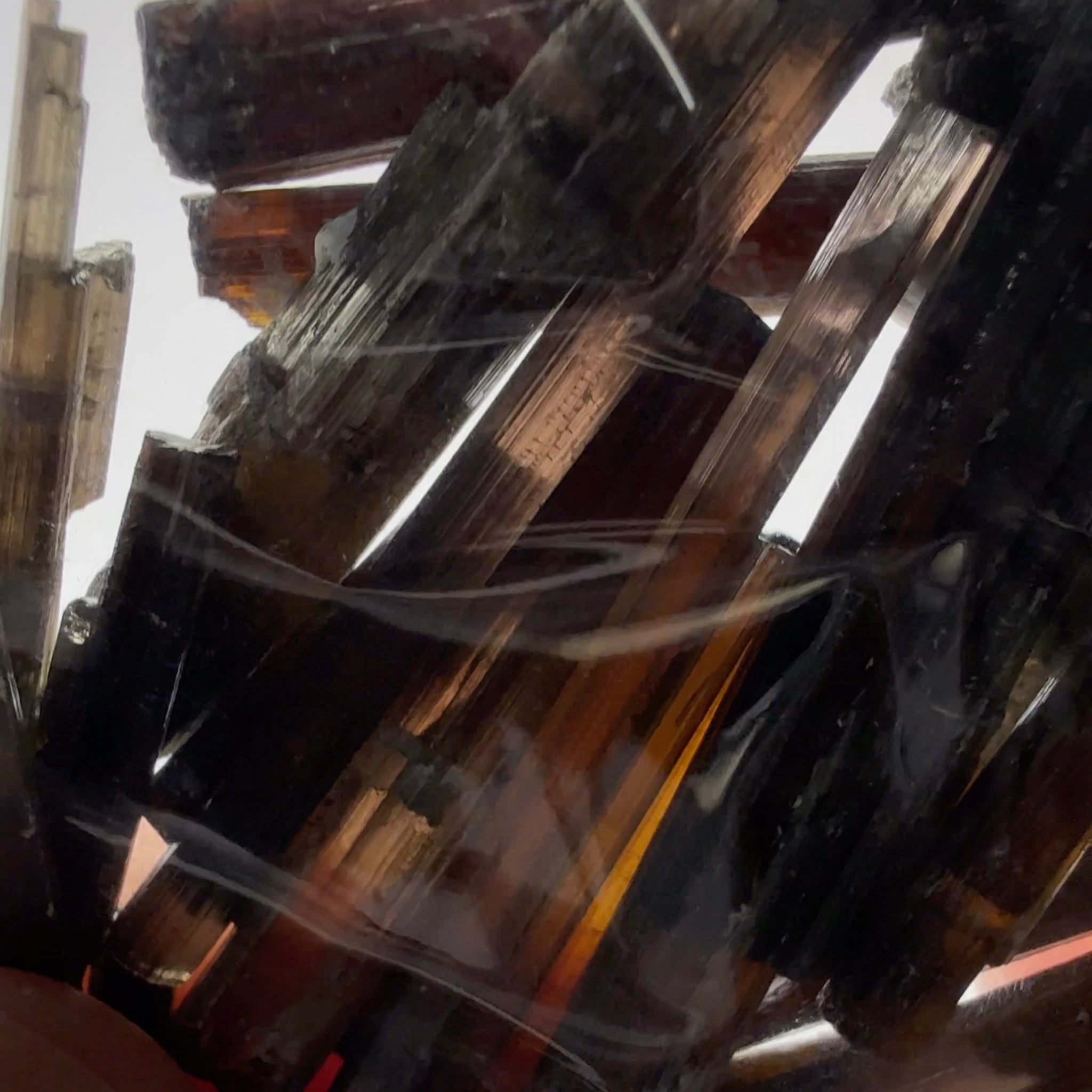 Tourmaline crystals bag, many transparent crystals here, Mwajanga, Tanzania, Untreated Unheated