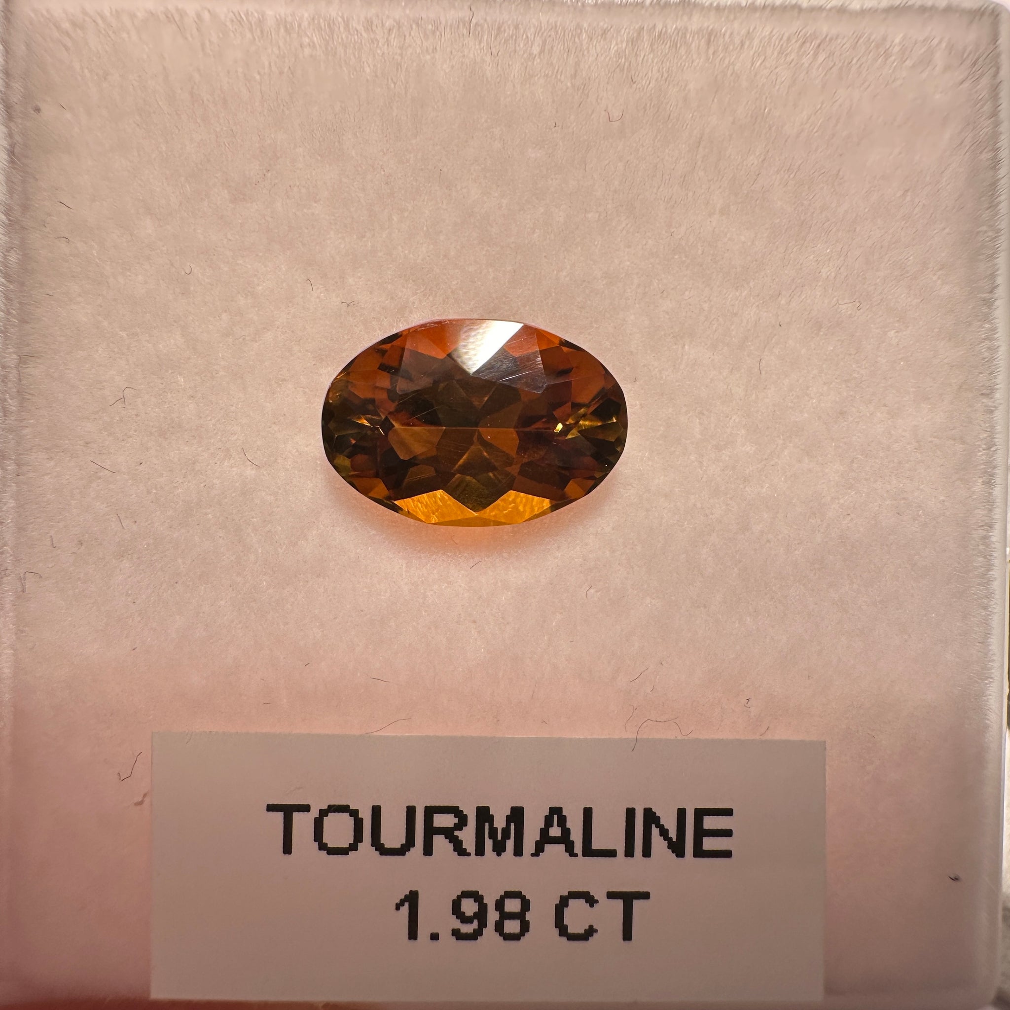 Tanzanian Tourmaline, 1.98ct, Untreated Unheated
