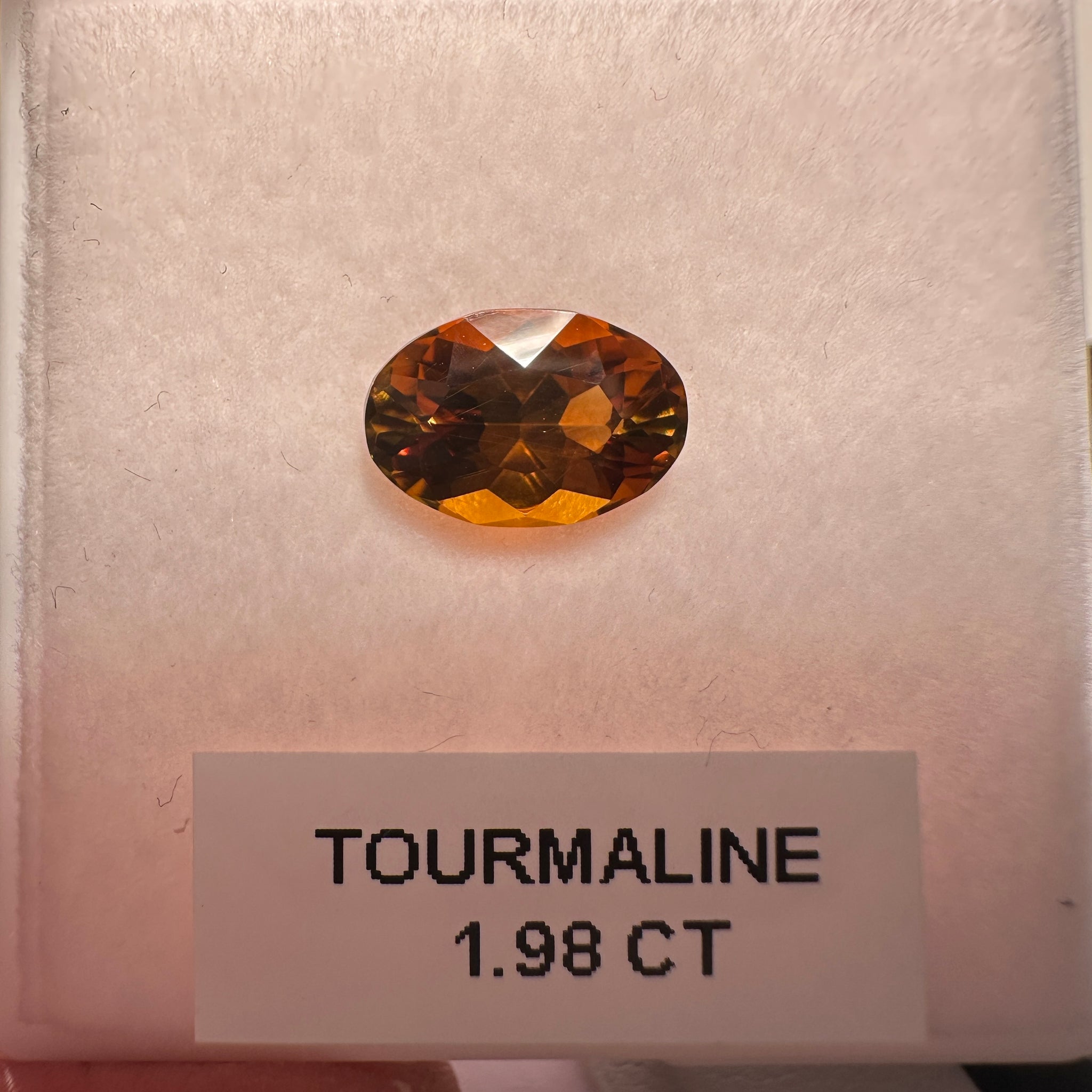 Tanzanian Tourmaline, 1.98ct, Untreated Unheated