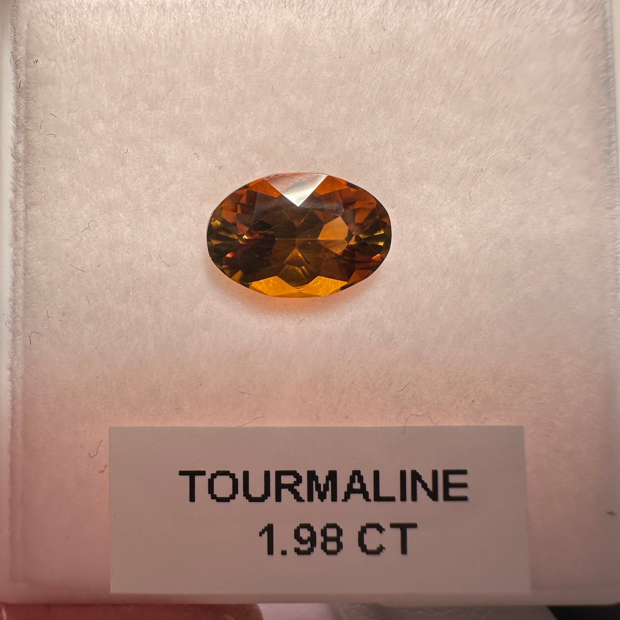 Tanzanian Tourmaline, 1.98ct, Untreated Unheated