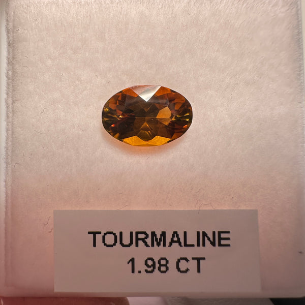 Tanzanian Tourmaline, 1.98ct, Untreated Unheated