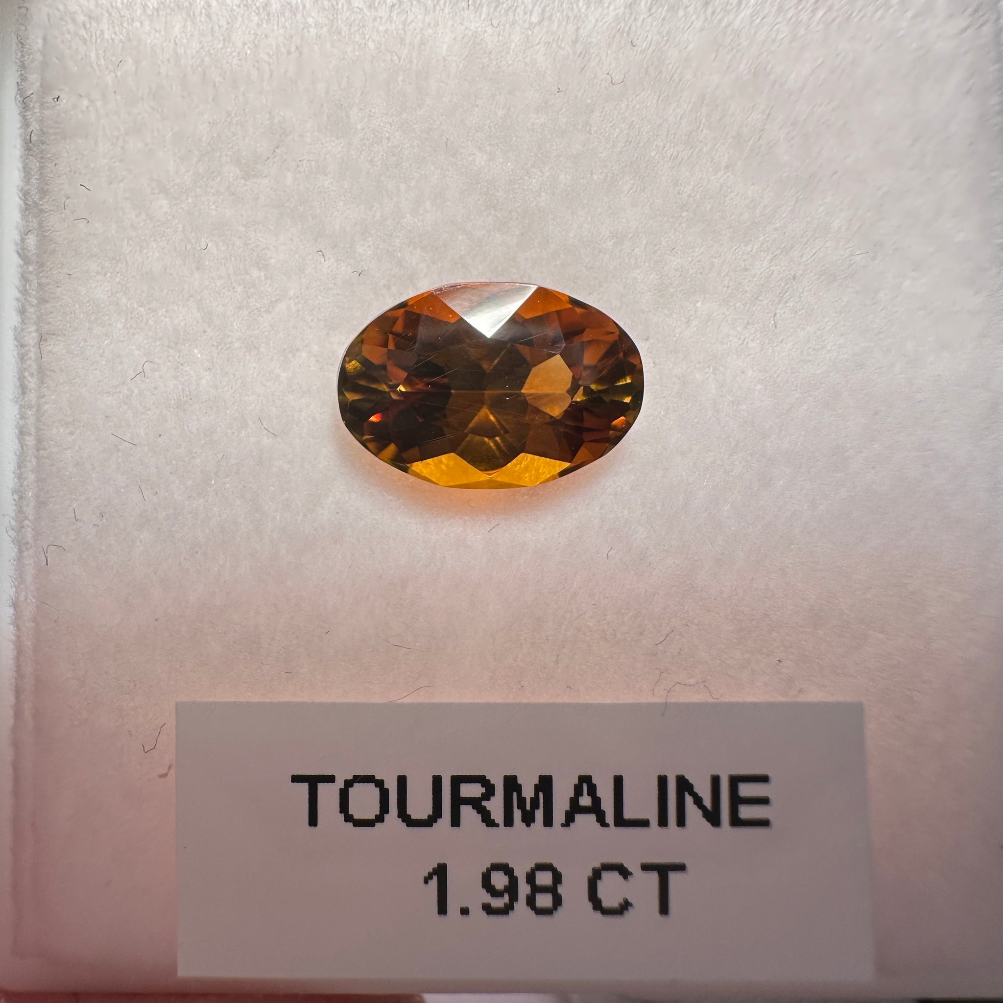Tanzanian Tourmaline, 1.98ct, Untreated Unheated