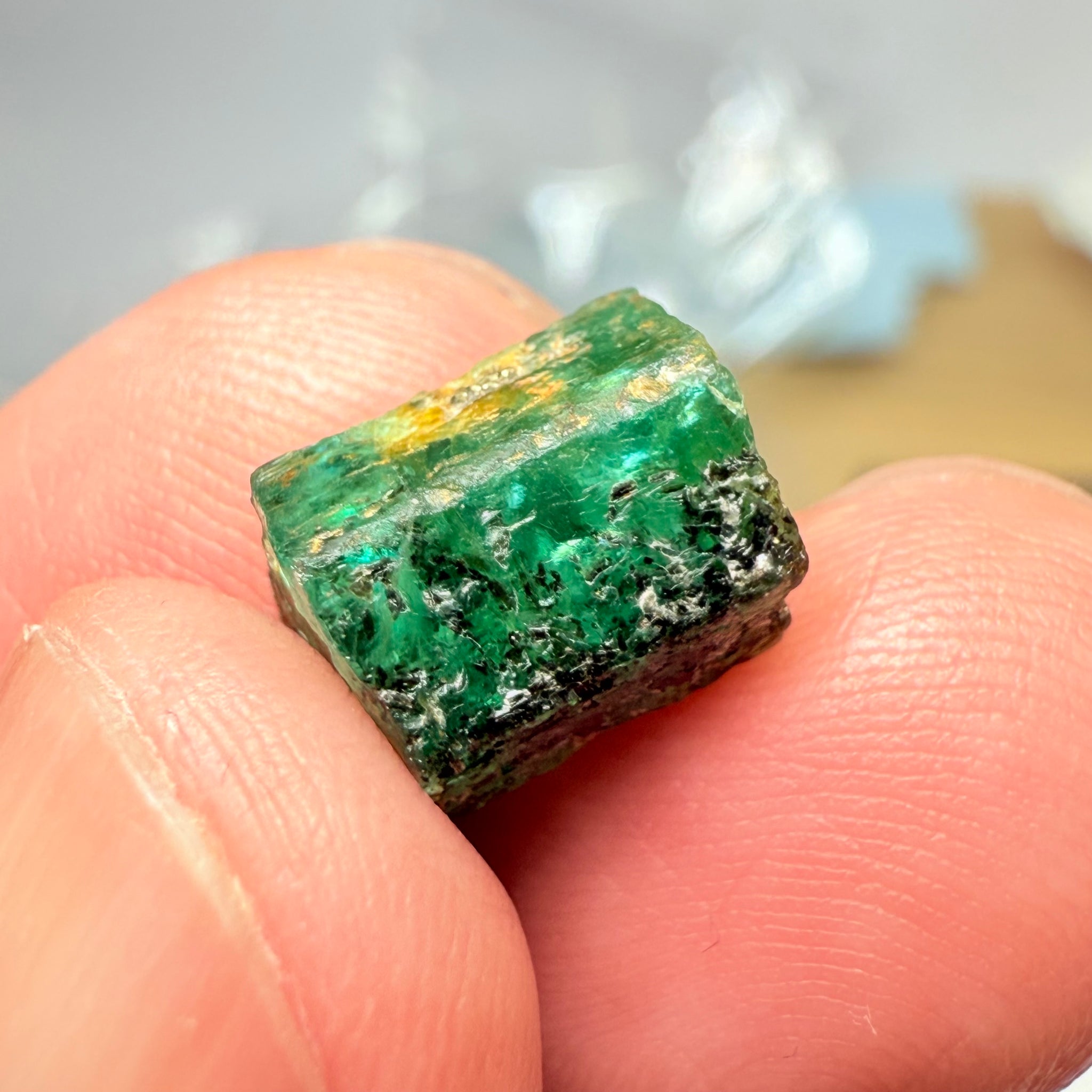 Emerald Crystal, 6.16ct, Manyara, Tanzania, Untreated Untreated