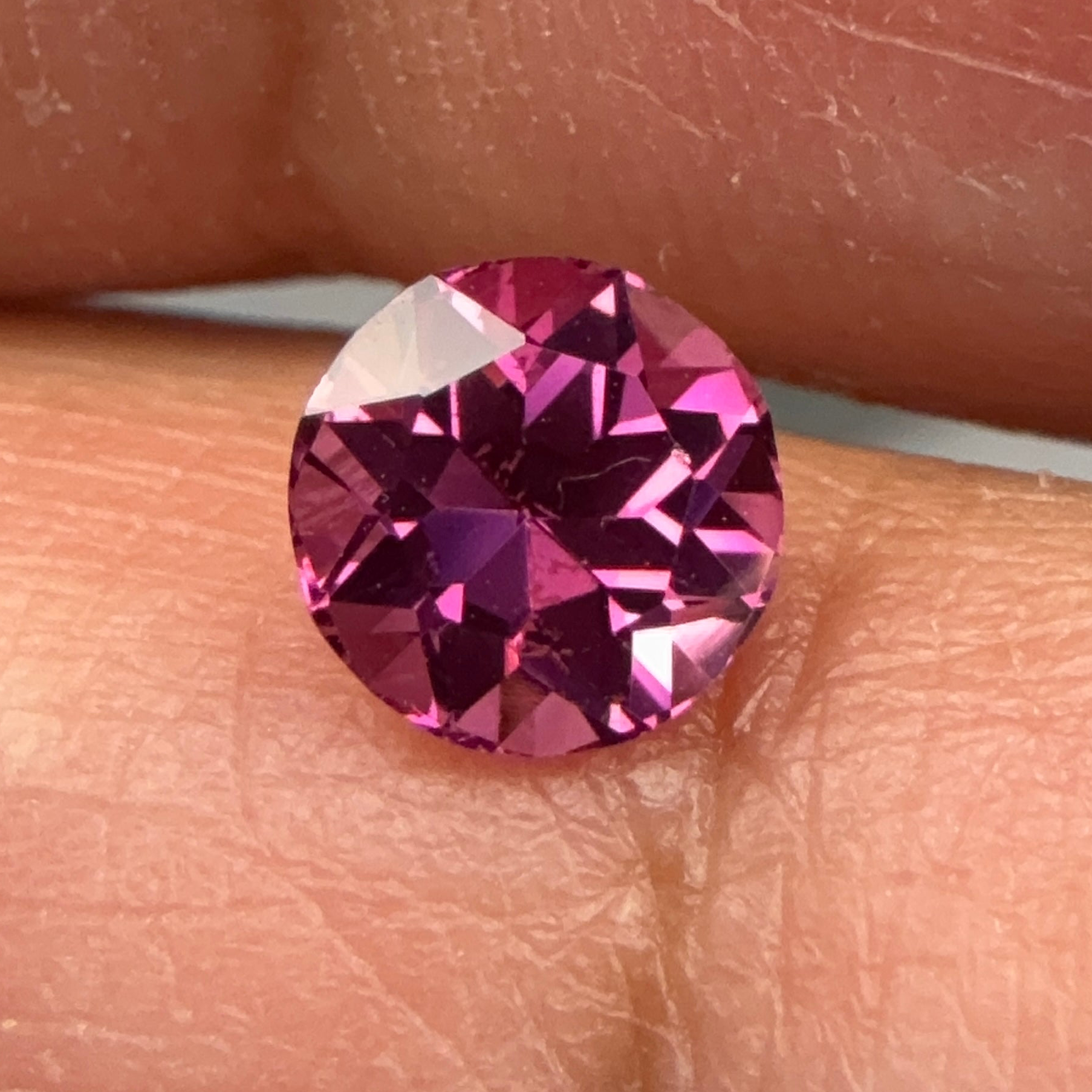 Rose Garnet, 0.76ct, Tanzania, Untreated Unheated