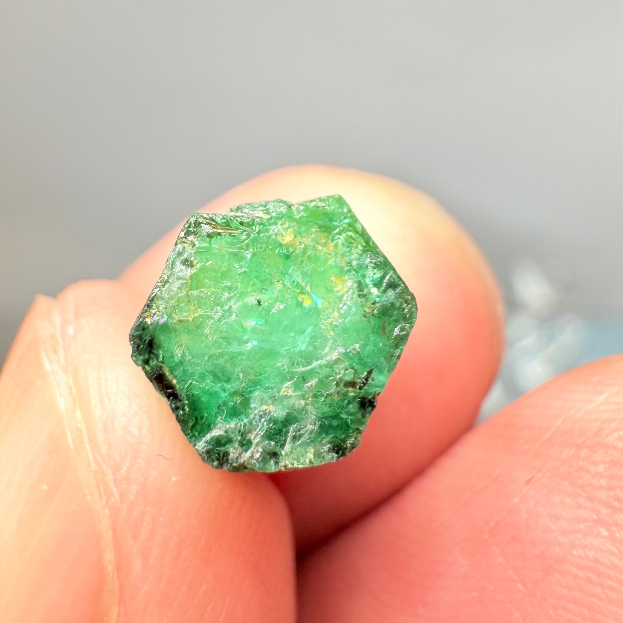 Emerald Crystal, 6.16ct, Manyara, Tanzania, Untreated Untreated