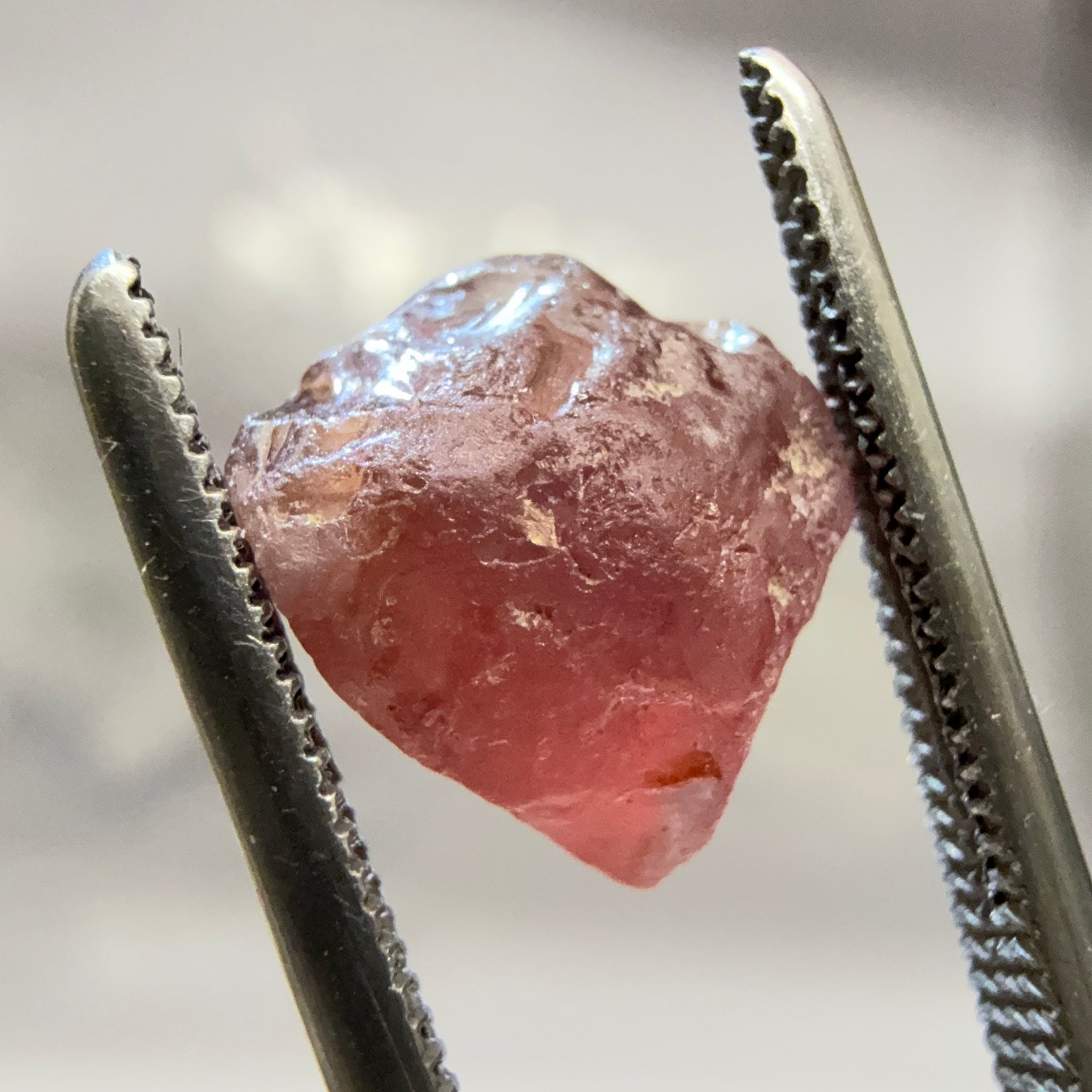 Mahenge Garnet, 3.65ct, vvs-if with a tiny piece of gunk, see photos I have circled it, Tanzania, Untreated Unheated