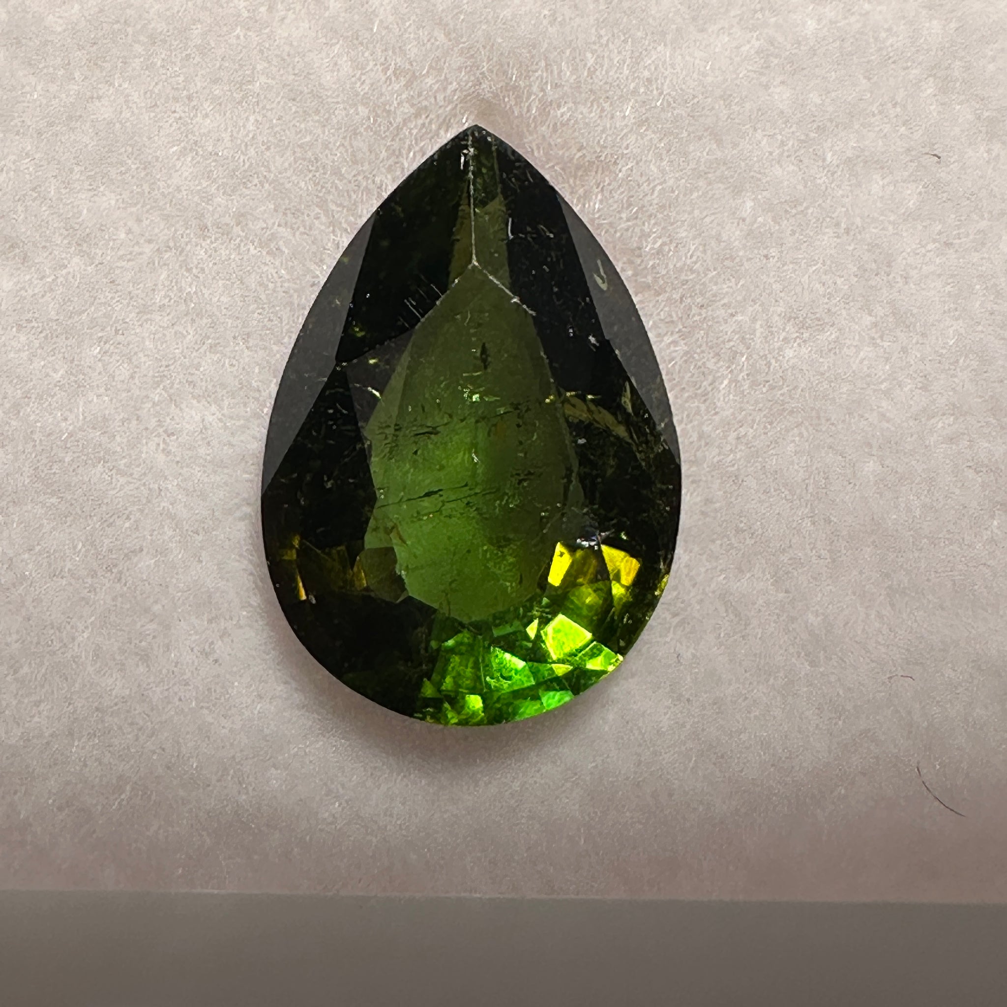 Tourmaline, 2.42ct, Tanzania, Untreated Unheated, slightly included, native cut