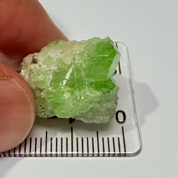 Tsavorite Garnet Crystal, 34.42ct, Merelani, Tanzania, Untreated Unheated