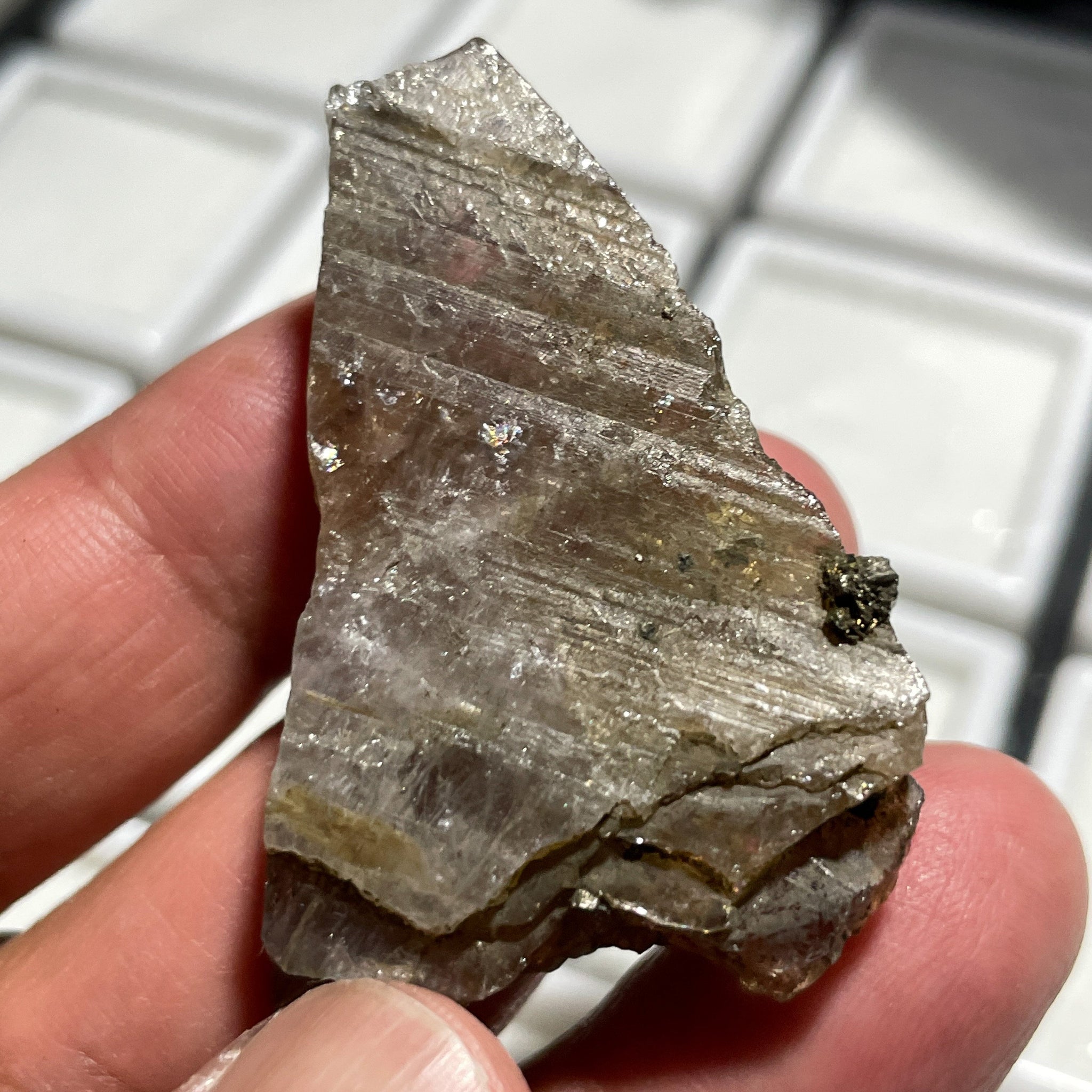 110Ct Magnesio Axinite Crystal Merelani Tanzania. 4.9 X 3.0 1Cm