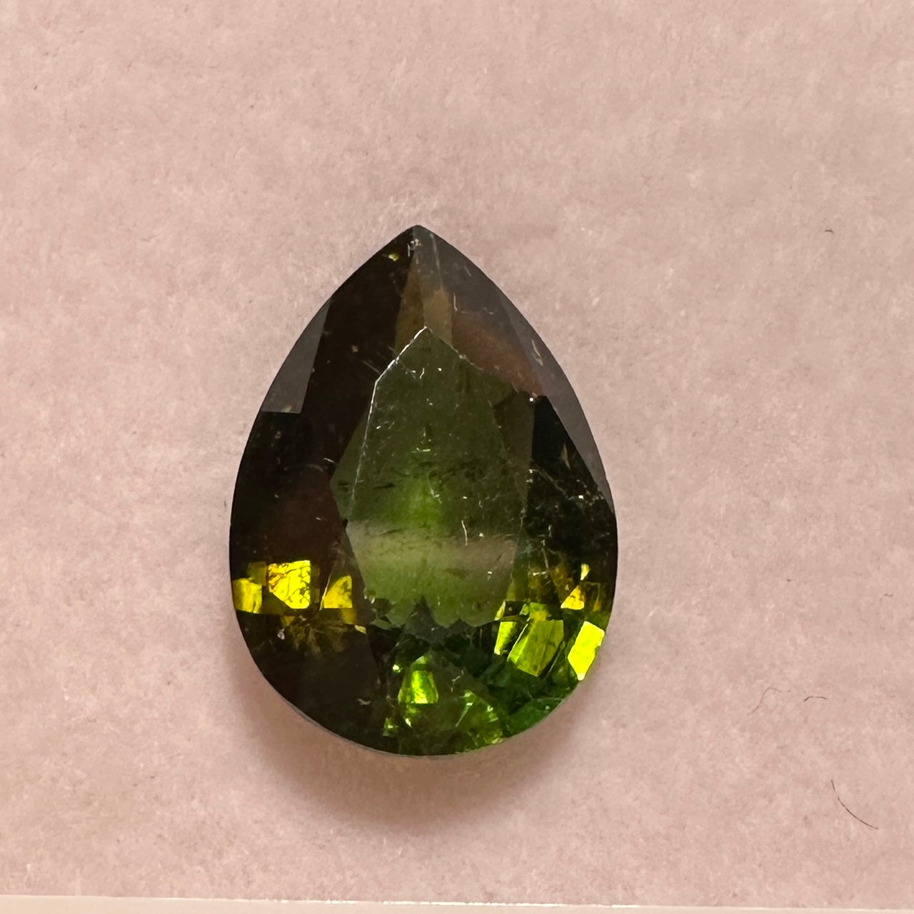 Tourmaline, 2.42ct, Tanzania, Untreated Unheated, slightly included, native cut
