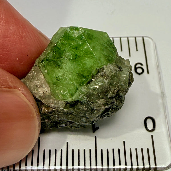 Tsavorite Garnet Crystal, 30.30ct, Merelani, Tanzania, Untreated Unheated