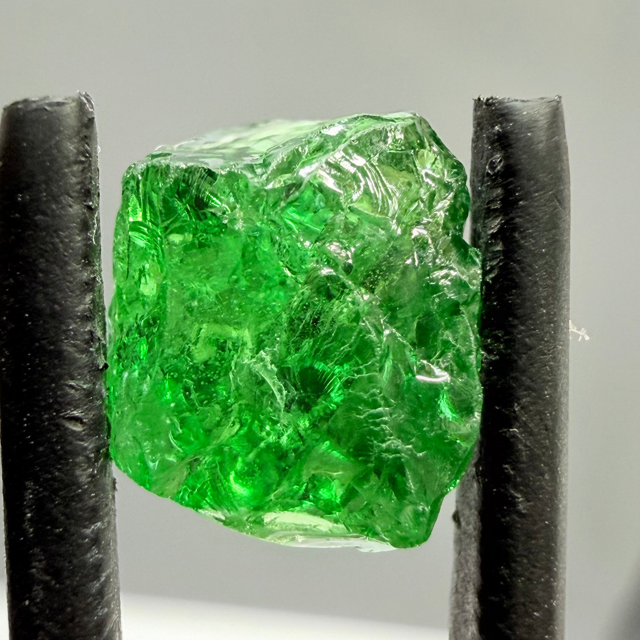 Tsavorite, 3.53ct, Merelani, Tanzania, Untreated Unheated, heavily included