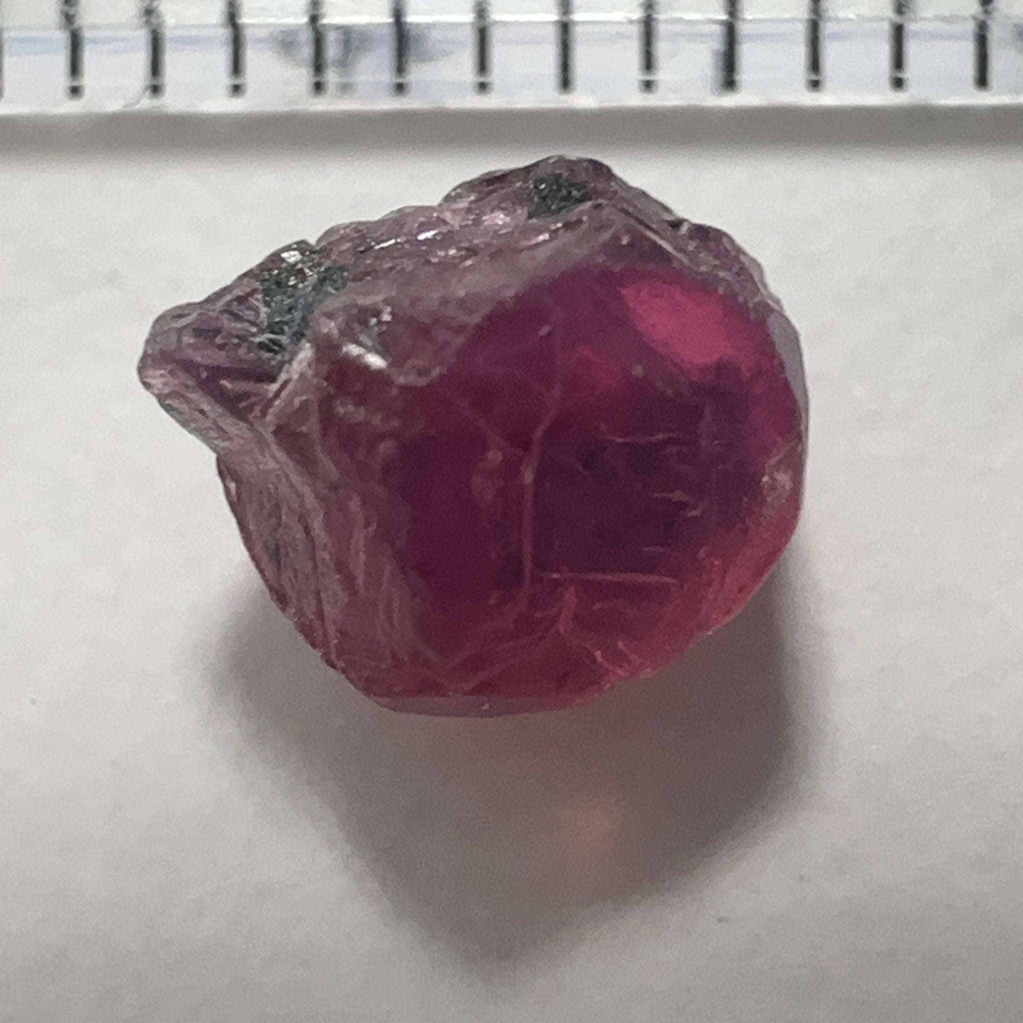 Winza Sapphire, 1.60ct, Tanzania, Untreated Unheated - crack going through not for faceting