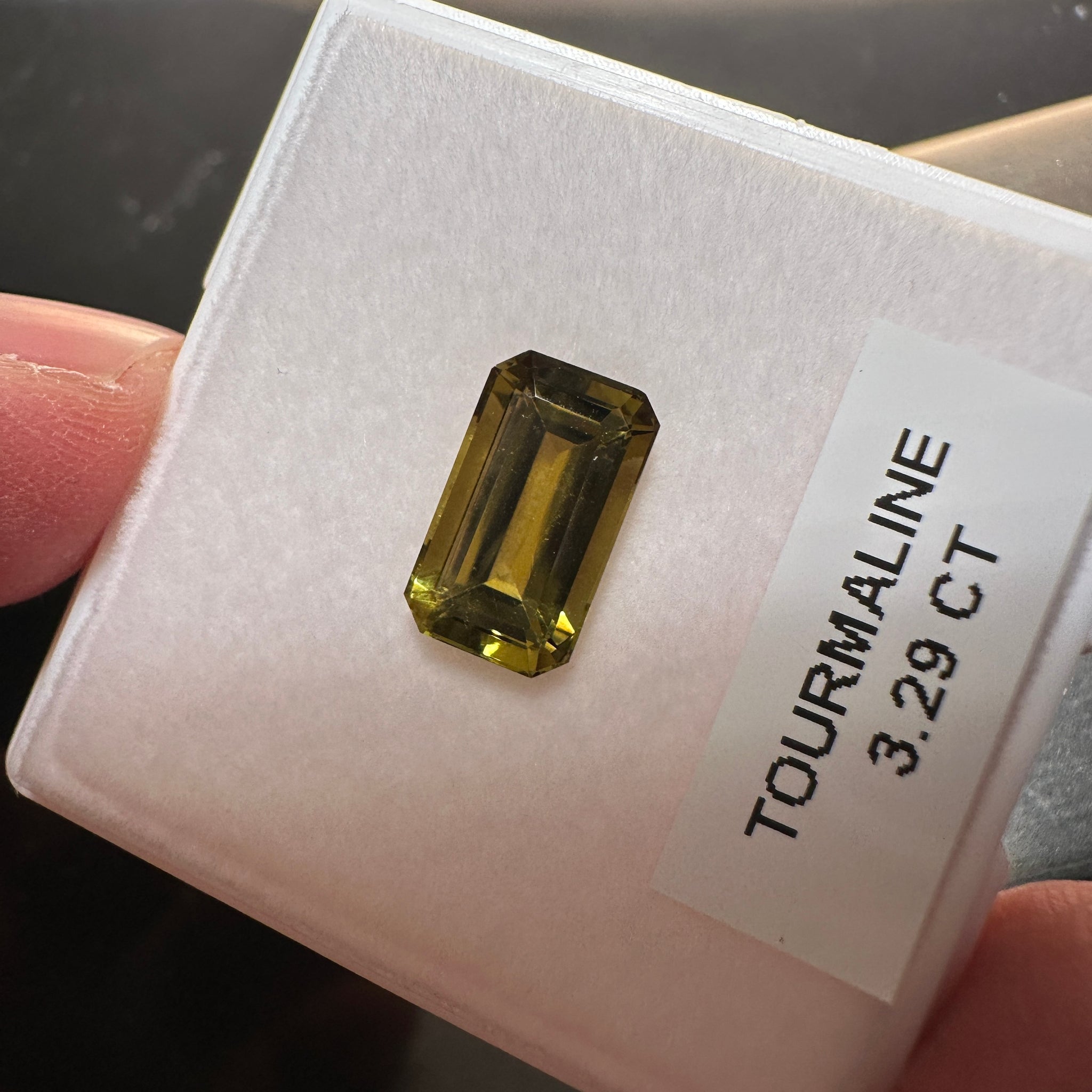 Tourmaline, 3.29ct, Tanzania, Untreated Unheated