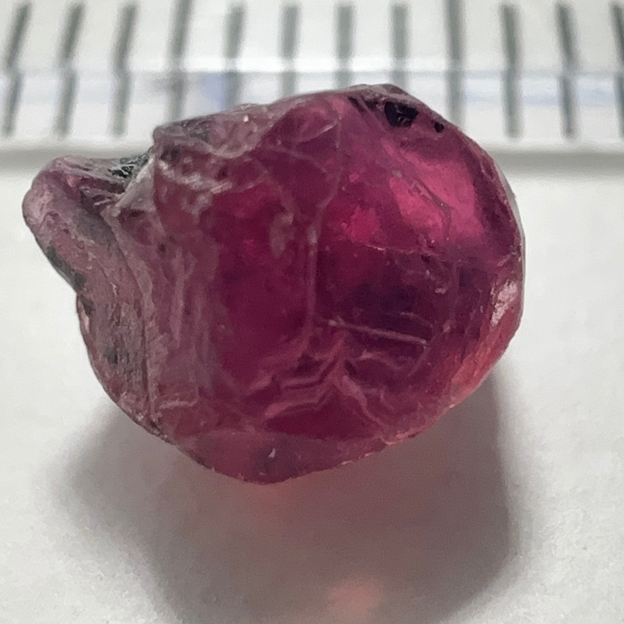Winza Sapphire, 1.60ct, Tanzania, Untreated Unheated - crack going through not for faceting