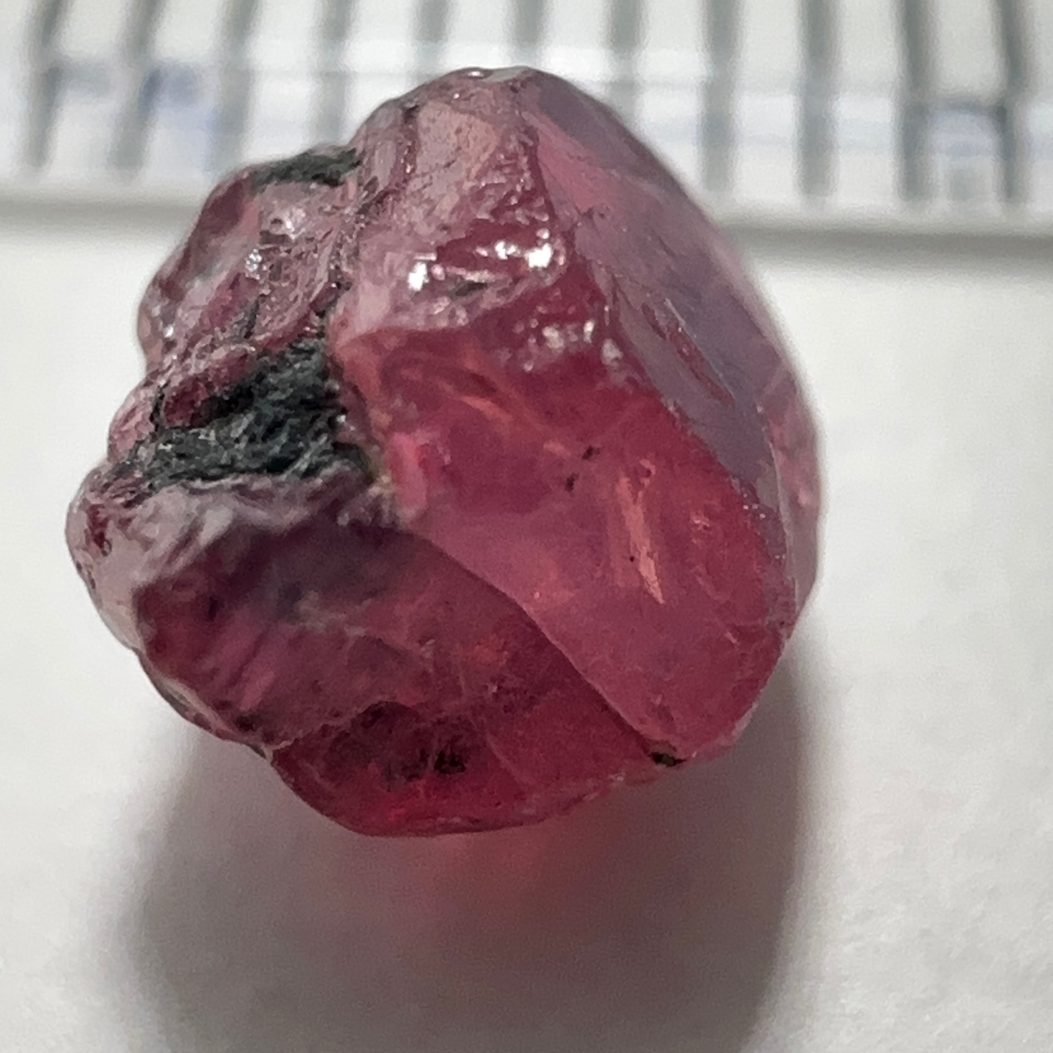 Winza Sapphire, 1.60ct, Tanzania, Untreated Unheated - crack going through not for faceting