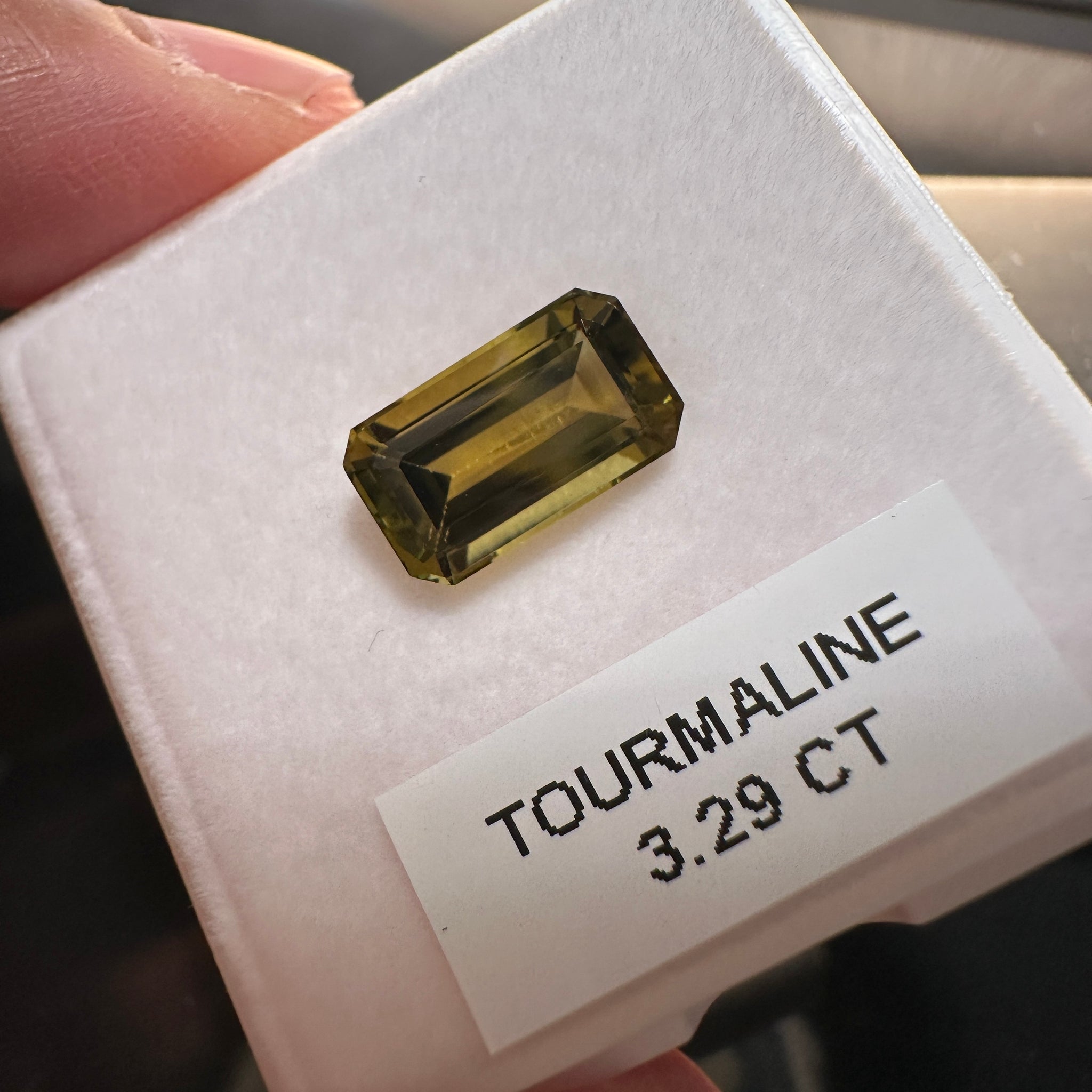 Tourmaline, 3.29ct, Tanzania, Untreated Unheated