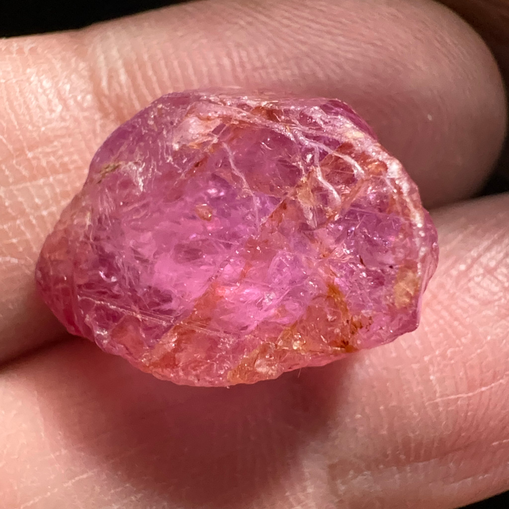 Sapphire Ruby Crystal, 20.23ct, Morogoro, Tanzania, Untreated Unheated. 18 x 12 x 9 mm, specimen/cab or facet it