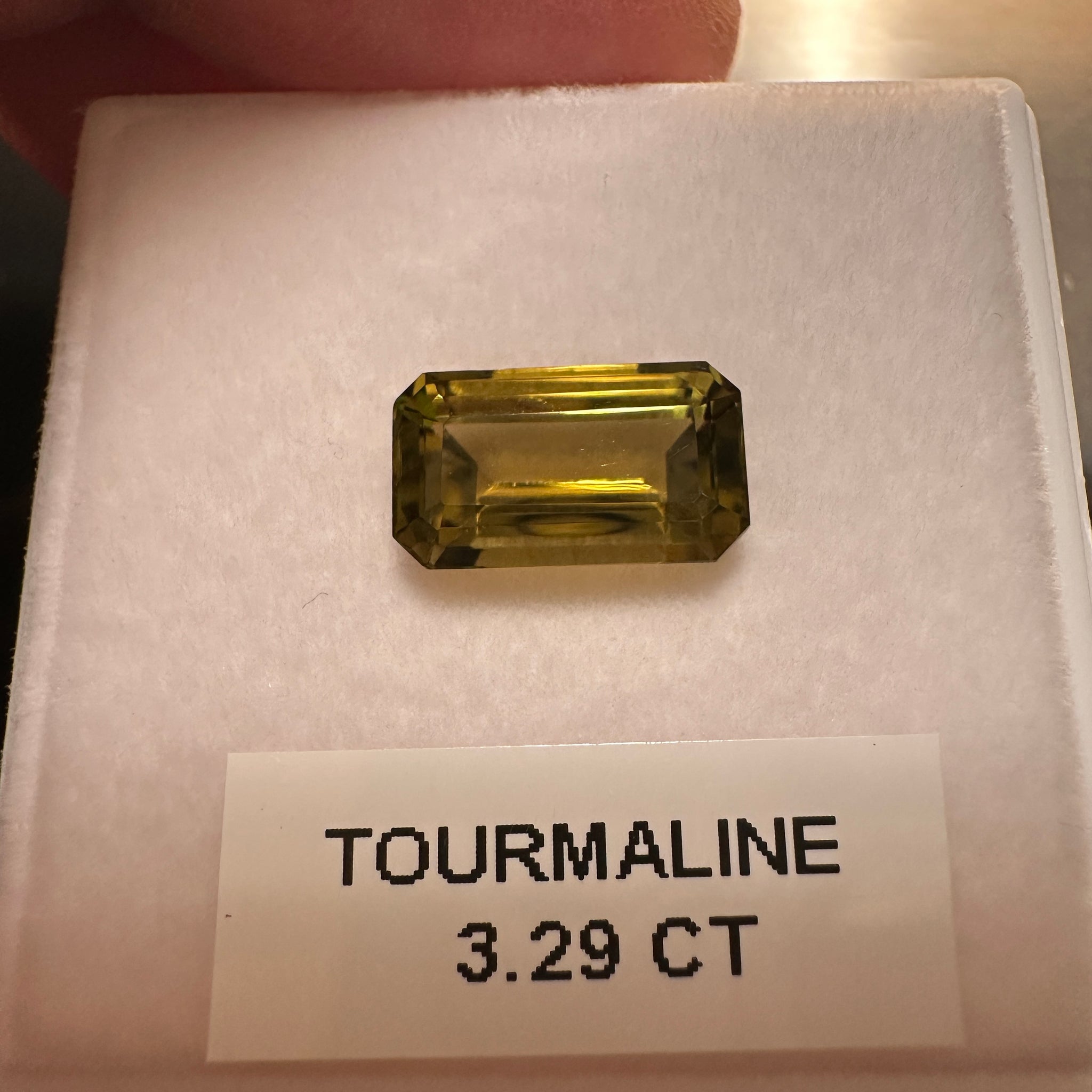 Tourmaline, 3.29ct, Tanzania, Untreated Unheated