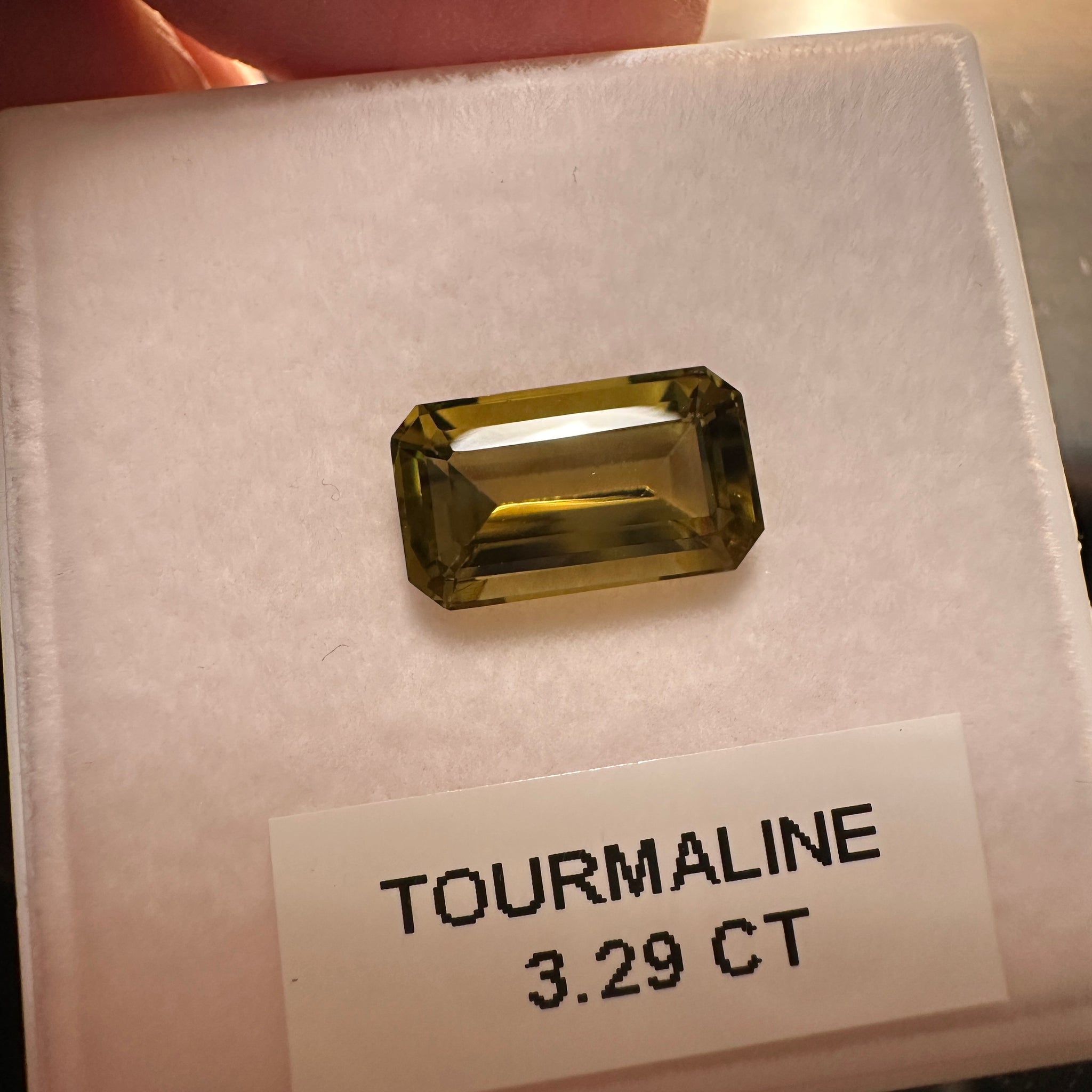 Tourmaline, 3.29ct, Tanzania, Untreated Unheated